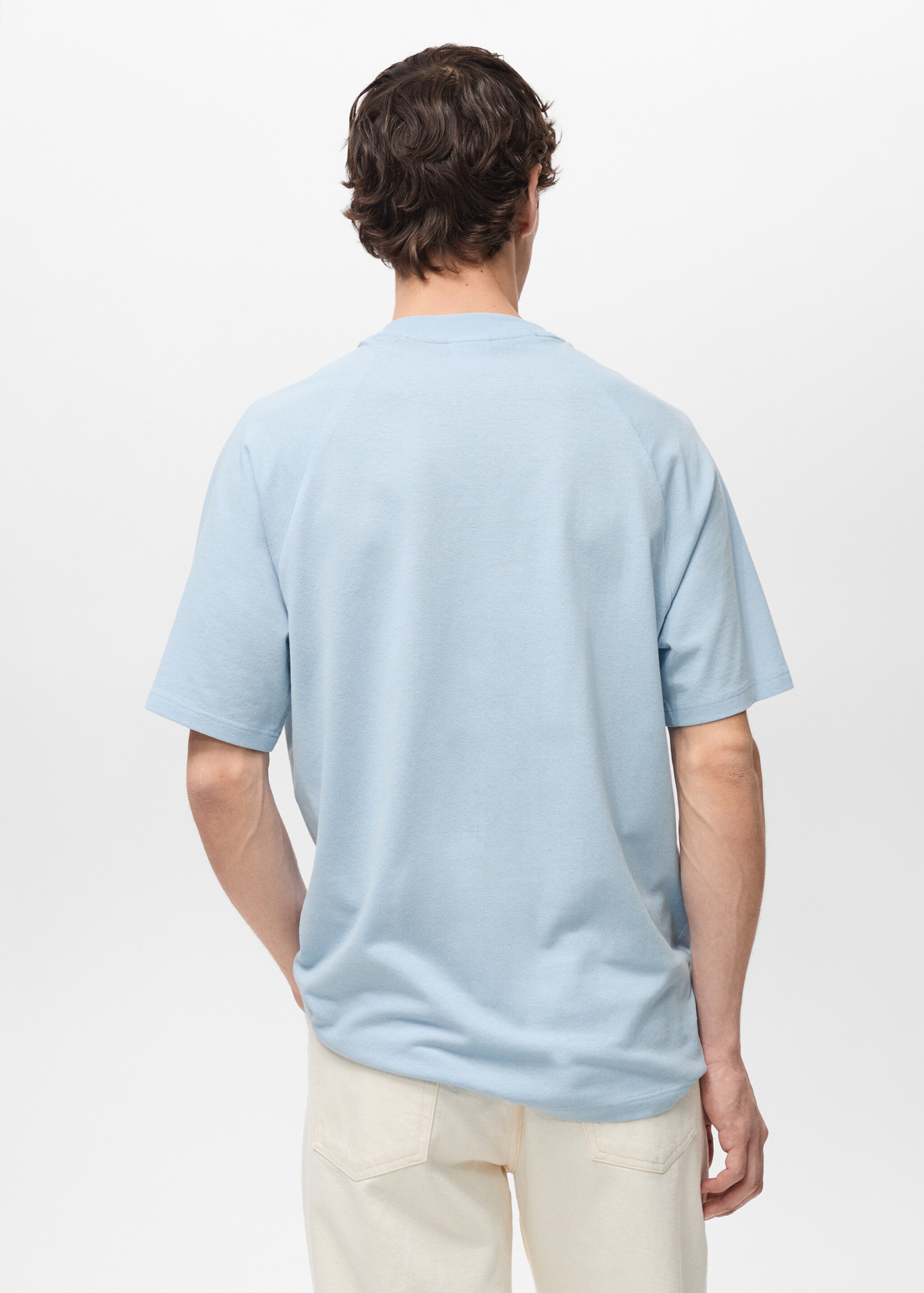 Relaxed fit cotton t-shirt - Reverse of the article