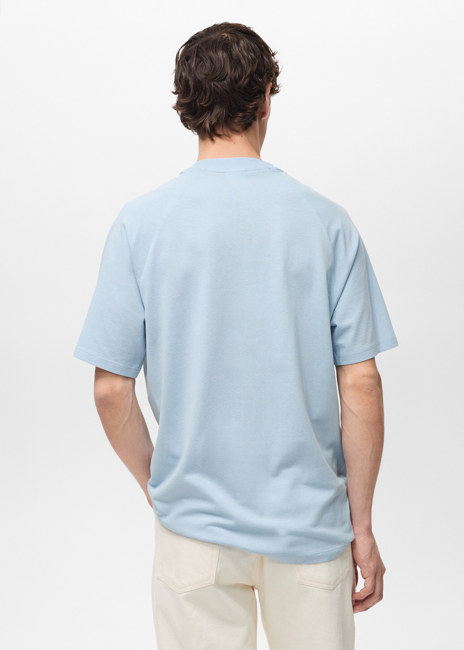 Relaxed fit cotton t-shirt - Reverse of the article