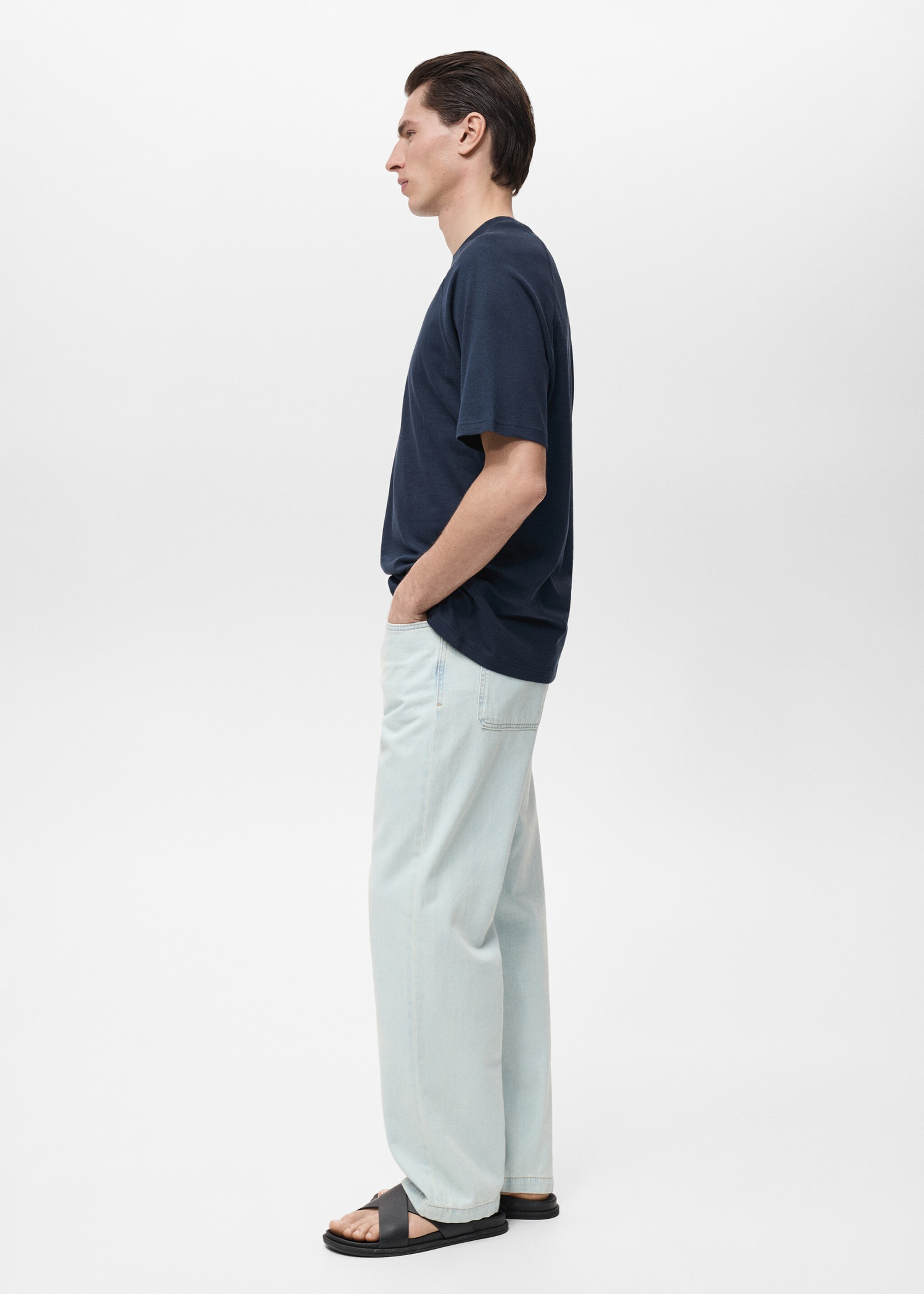 Relaxed fit cotton t-shirt - Details of the article 2