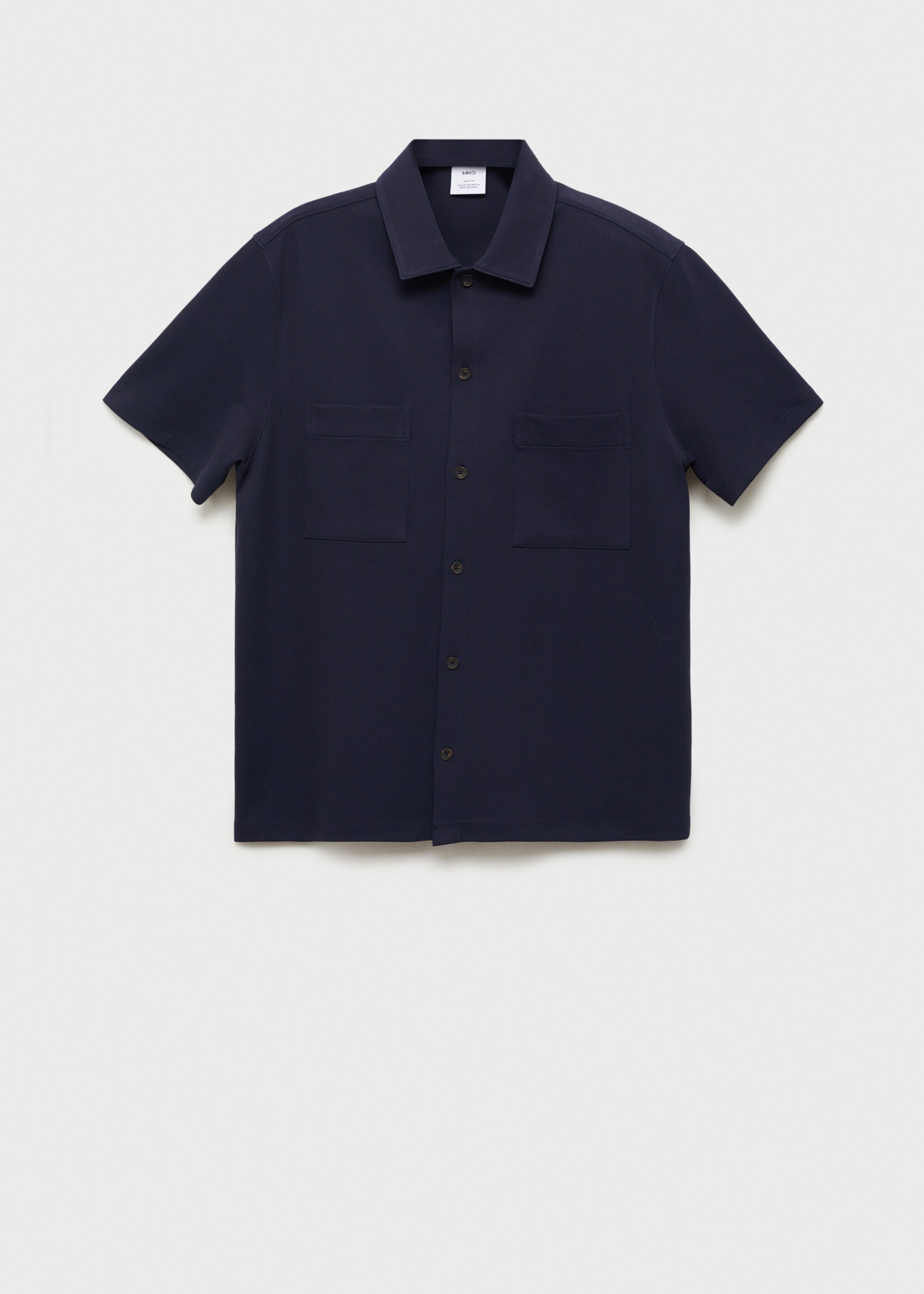 Chest-pocket cotton shirt - Article without model
