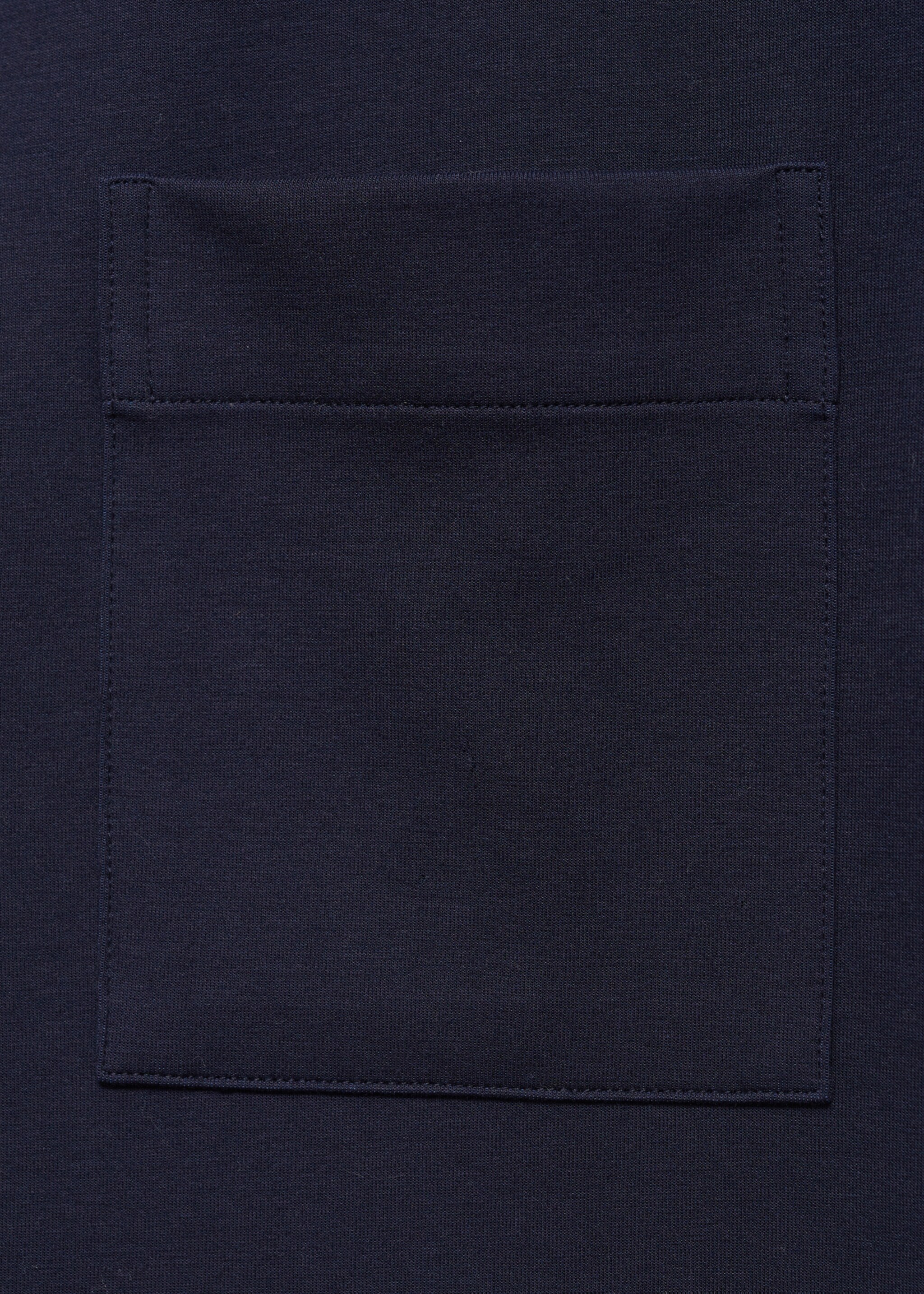 Chest-pocket cotton shirt - Details of the article 0