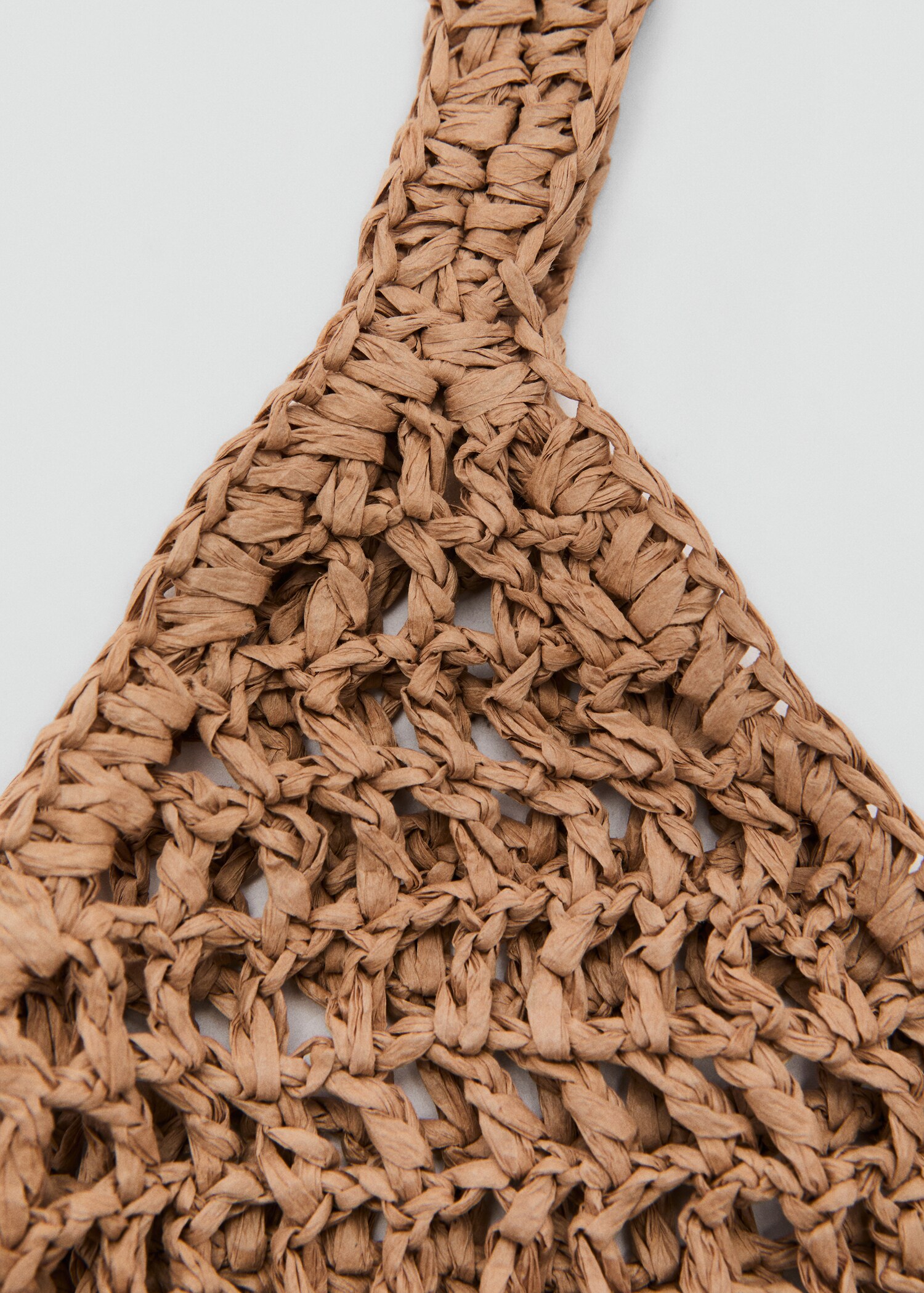 Sac à bandoulière à double anse en fibre naturelle - Détail de l'article 2