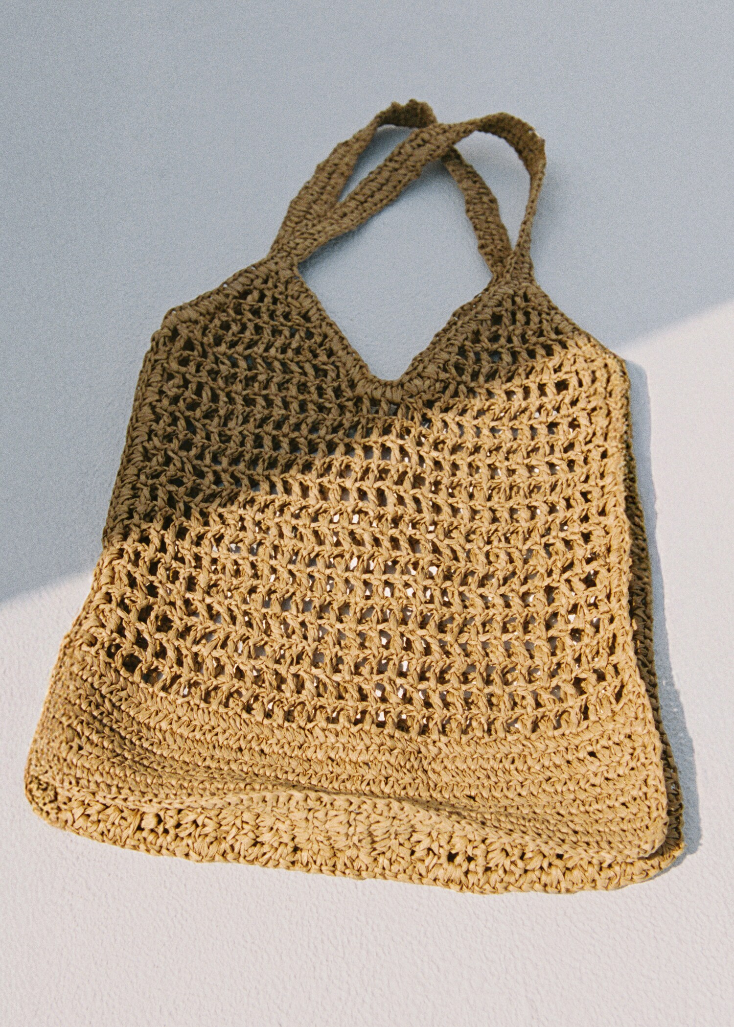 Axelväska med dubbla handtag i naturfiber - Detaljer om artikeln 7