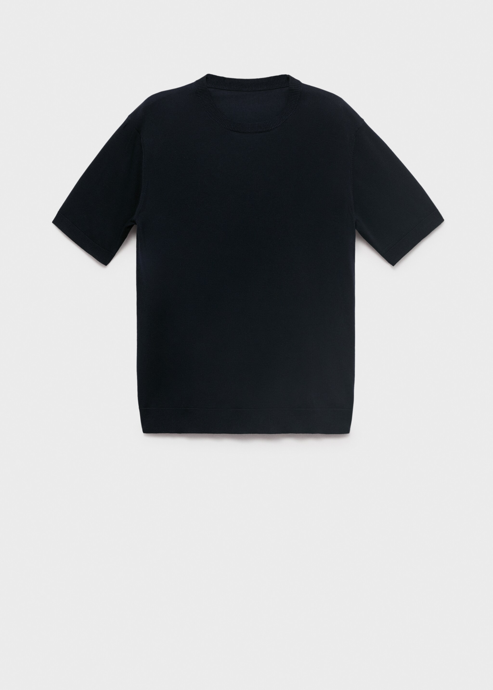 Fine-knit lyocell t-shirt - Article without model
