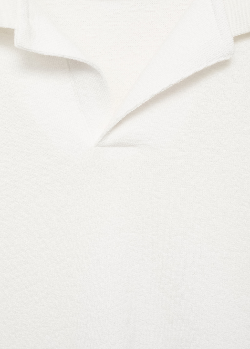 Textured cotton relaxed-fit polo shirt