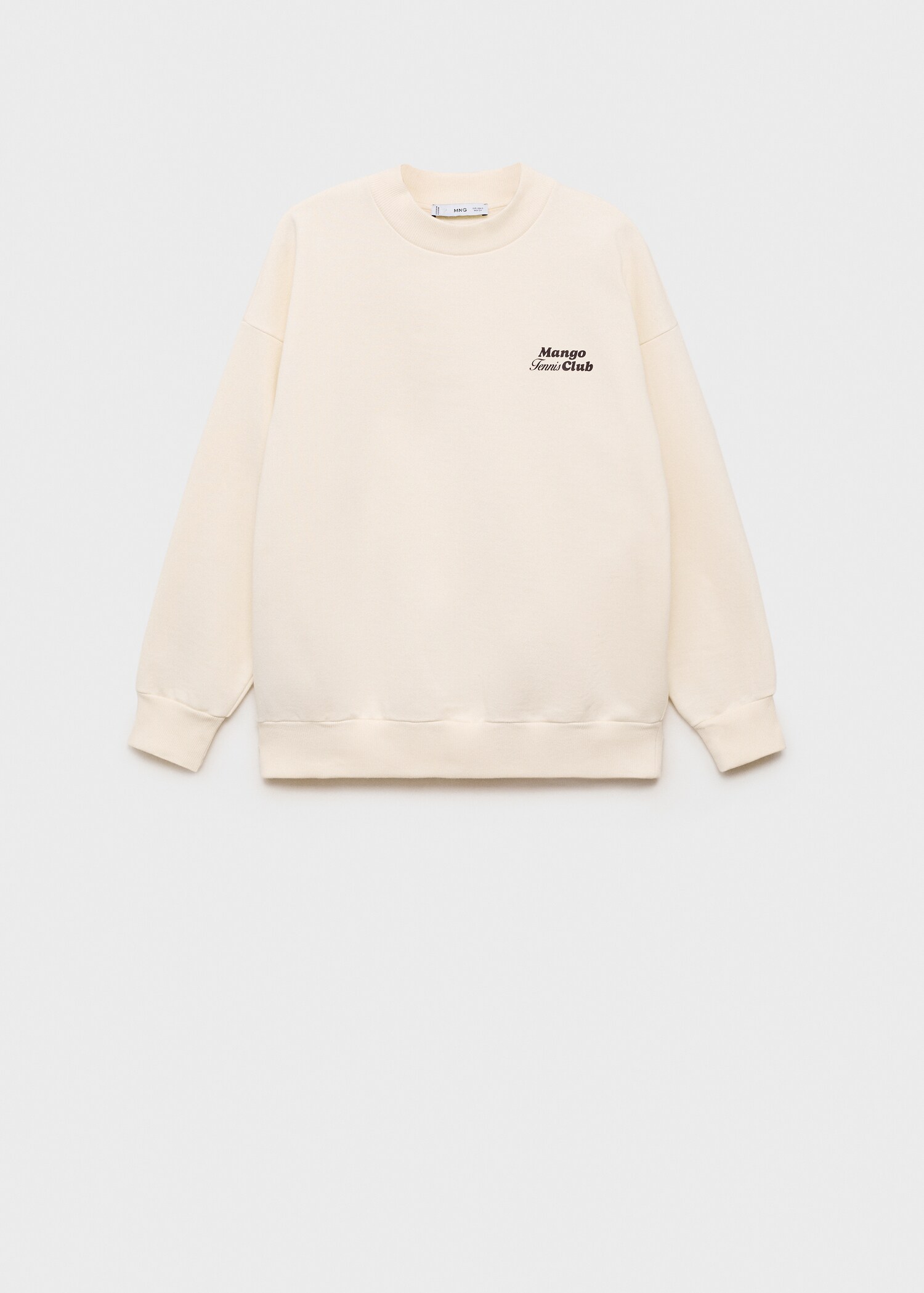 Sudadera algodón mensaje estampado - Artículo sin modelo