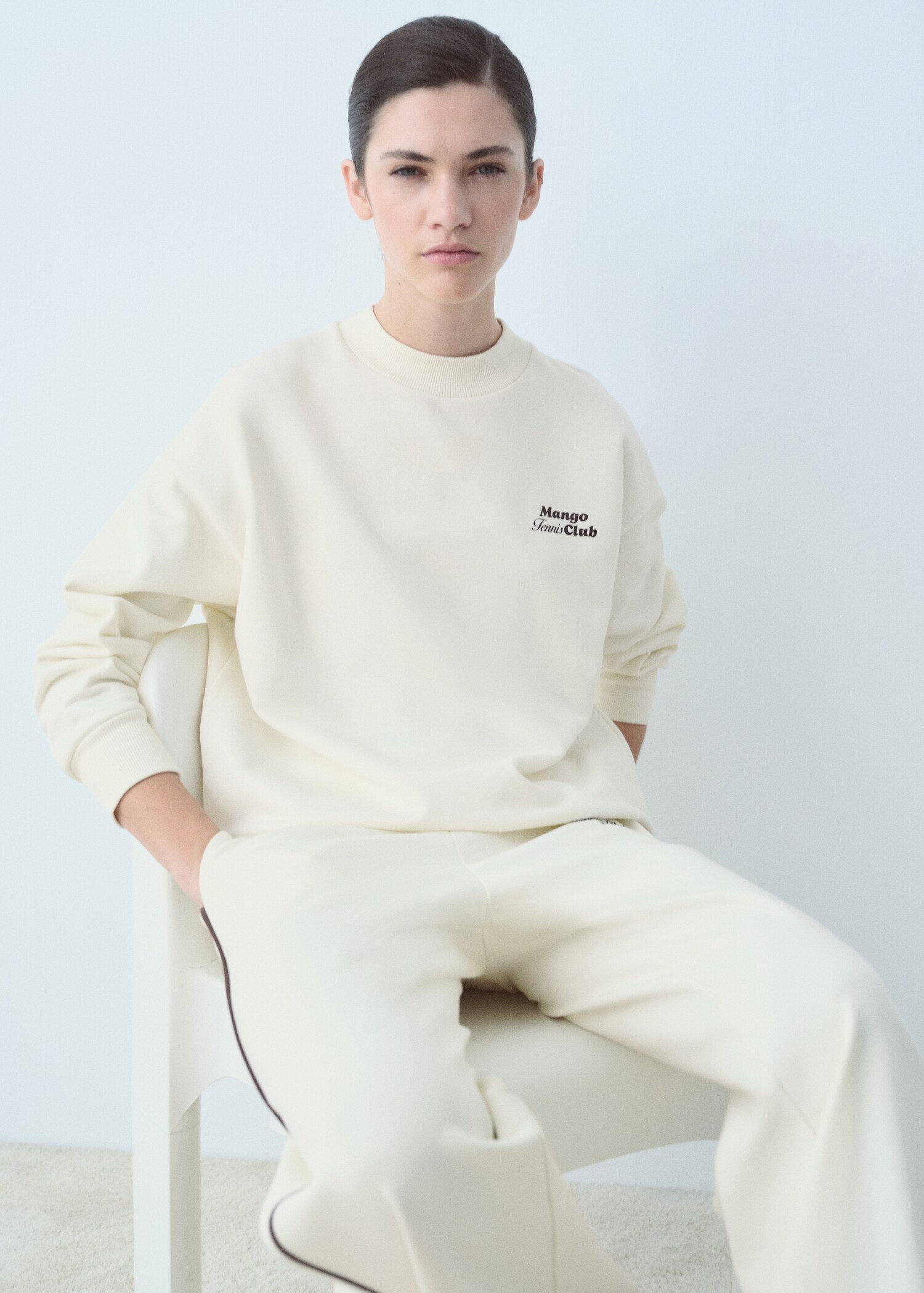 Sudadera algodón mensaje estampado - Detalle del artículo 2
