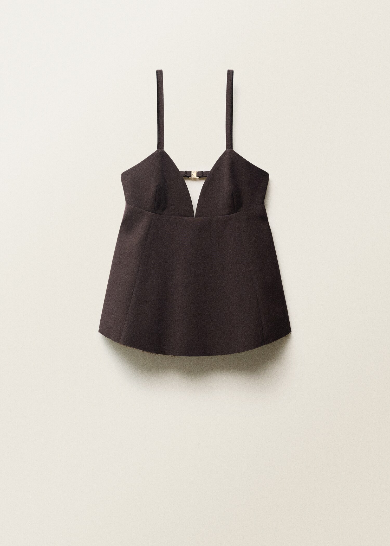Top escote pico espalda abierta - Artículo sin modelo