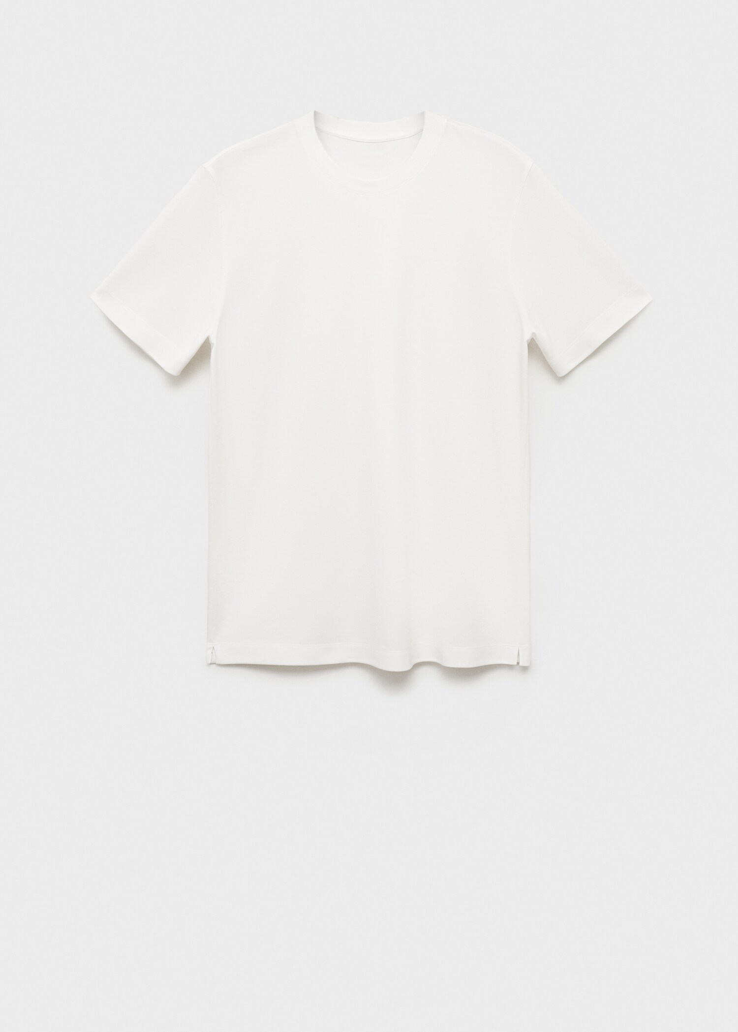 Kurzärmliges T-Shirt aus Lyocell - Artikel ohne Model