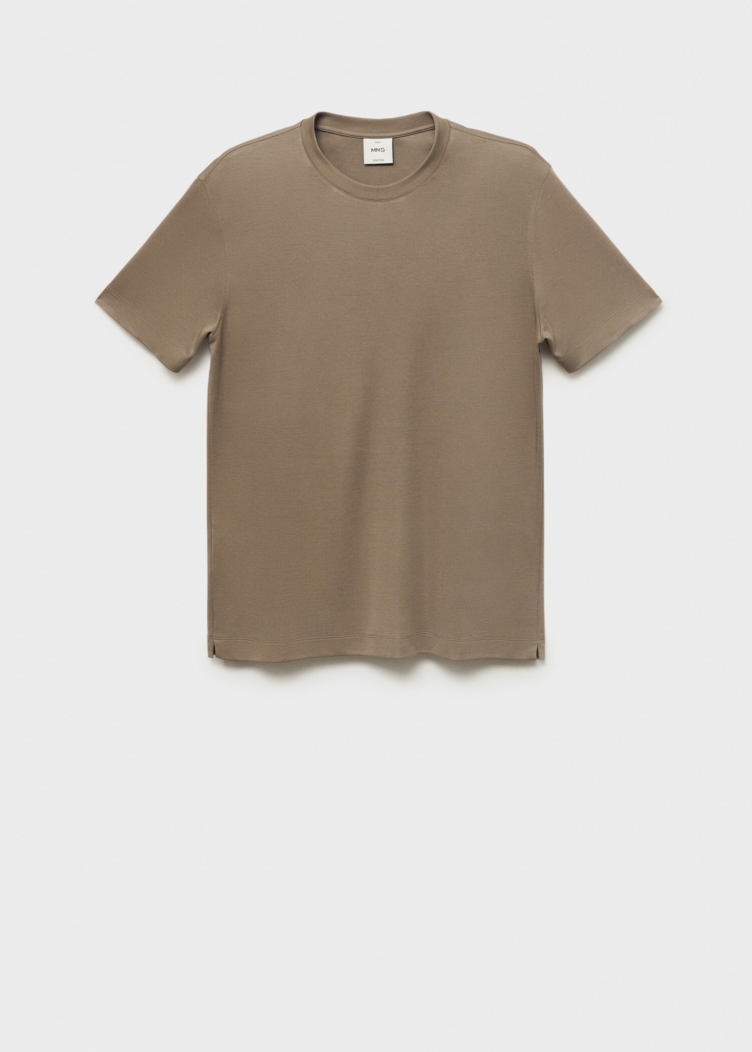 Kurzärmliges T-Shirt aus Lyocell - Artikel ohne Model
