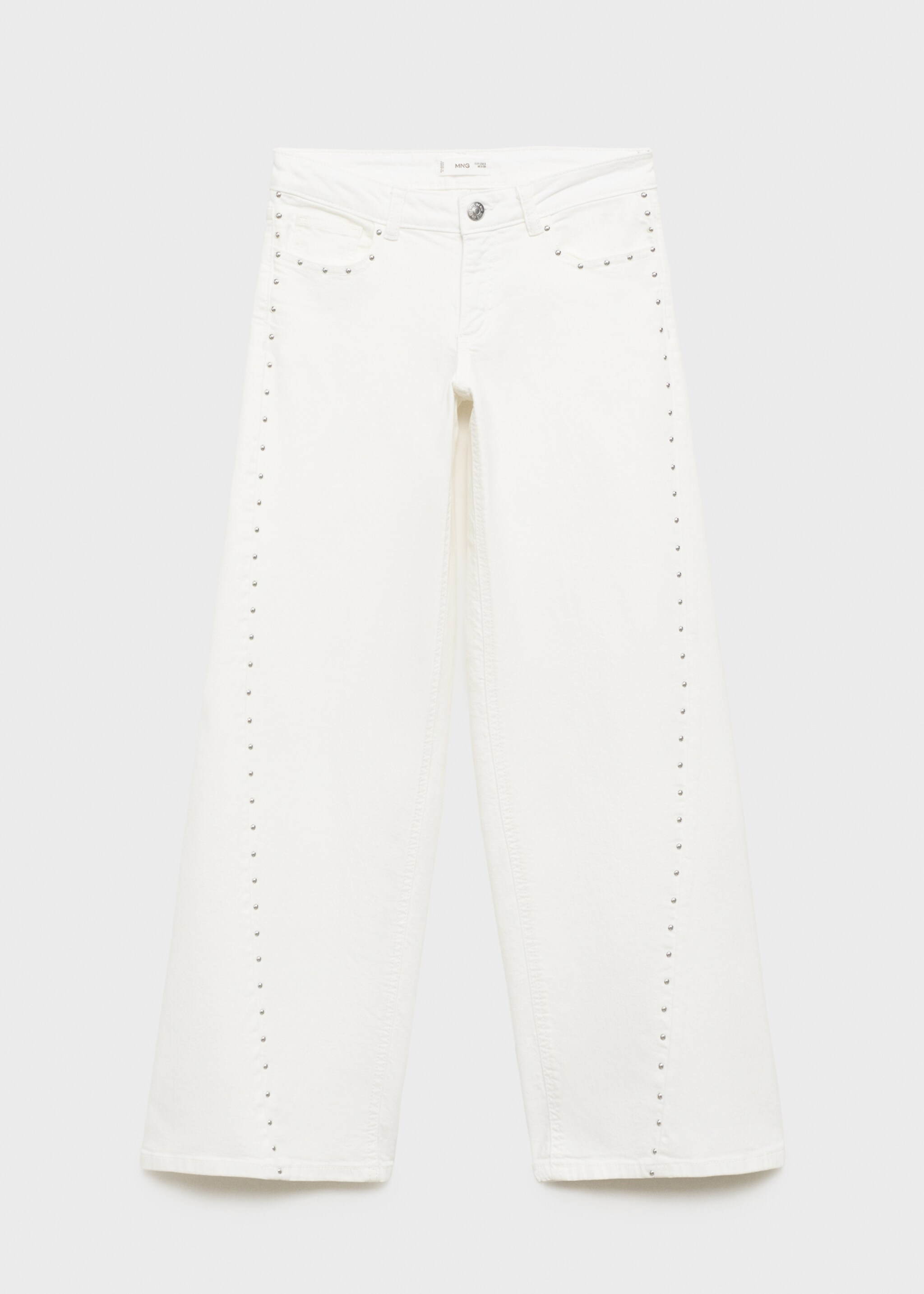 Low-waist studded jeans - Article without model