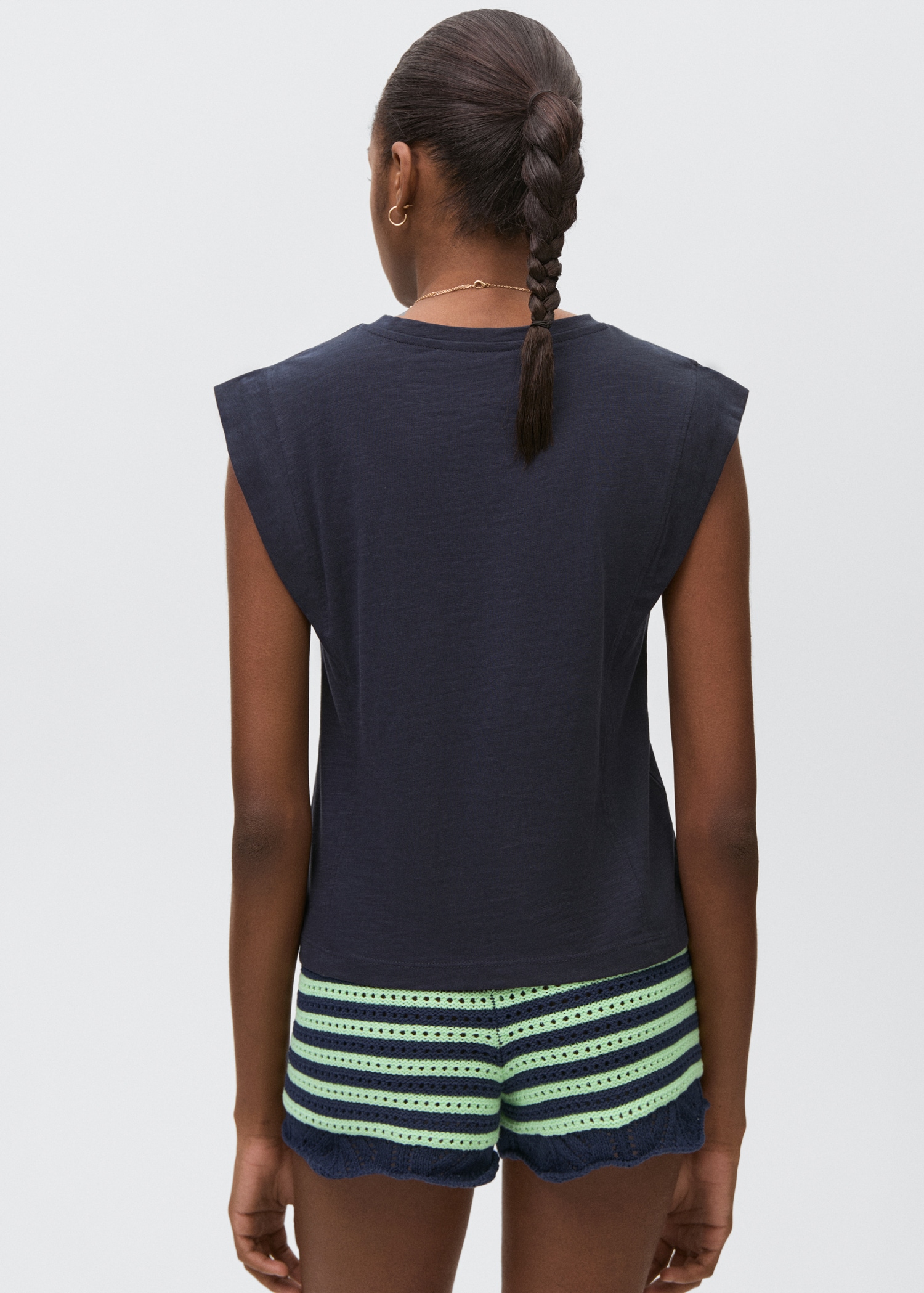 Shorts crochet contraste - Teen | MANGO España (Península y Baleares)