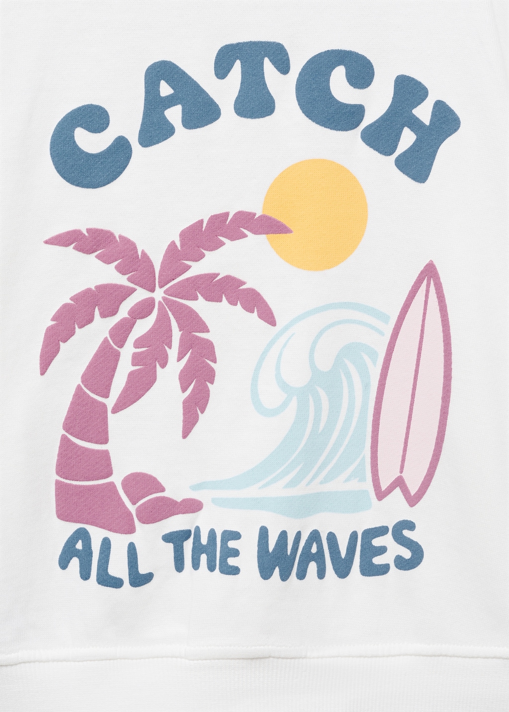 Hooded sweatshirt with printed message