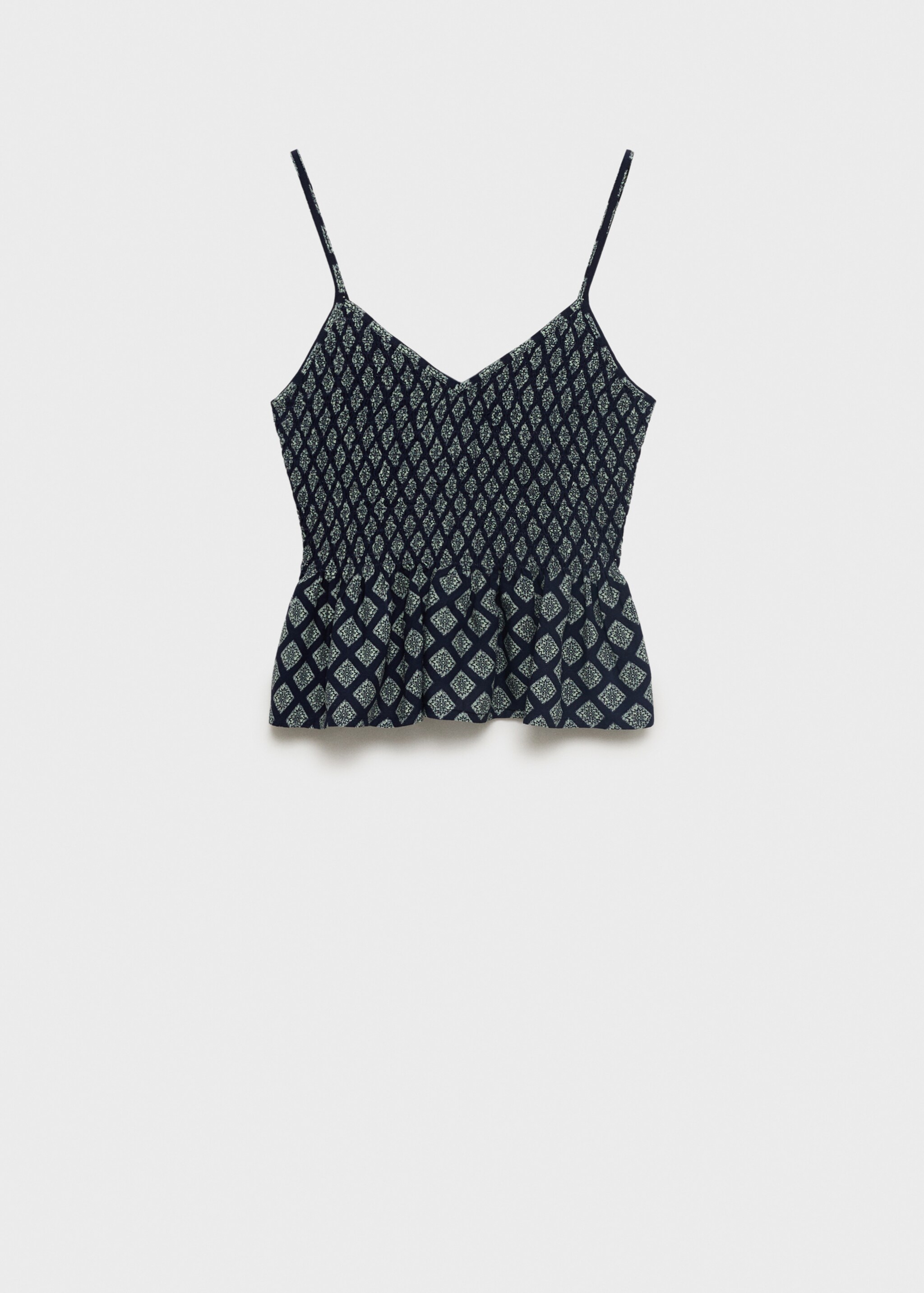 Ruffle printed top - Article without model