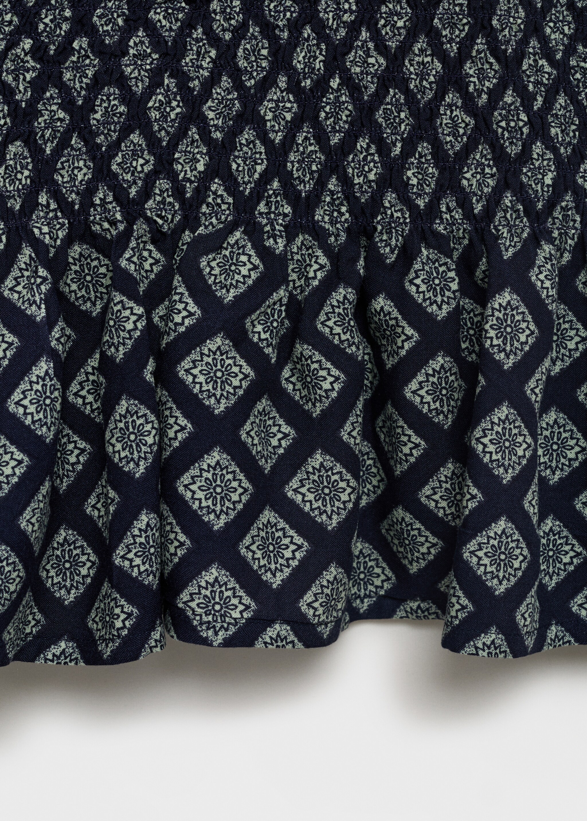 Ruffle printed top - Details of the article 0