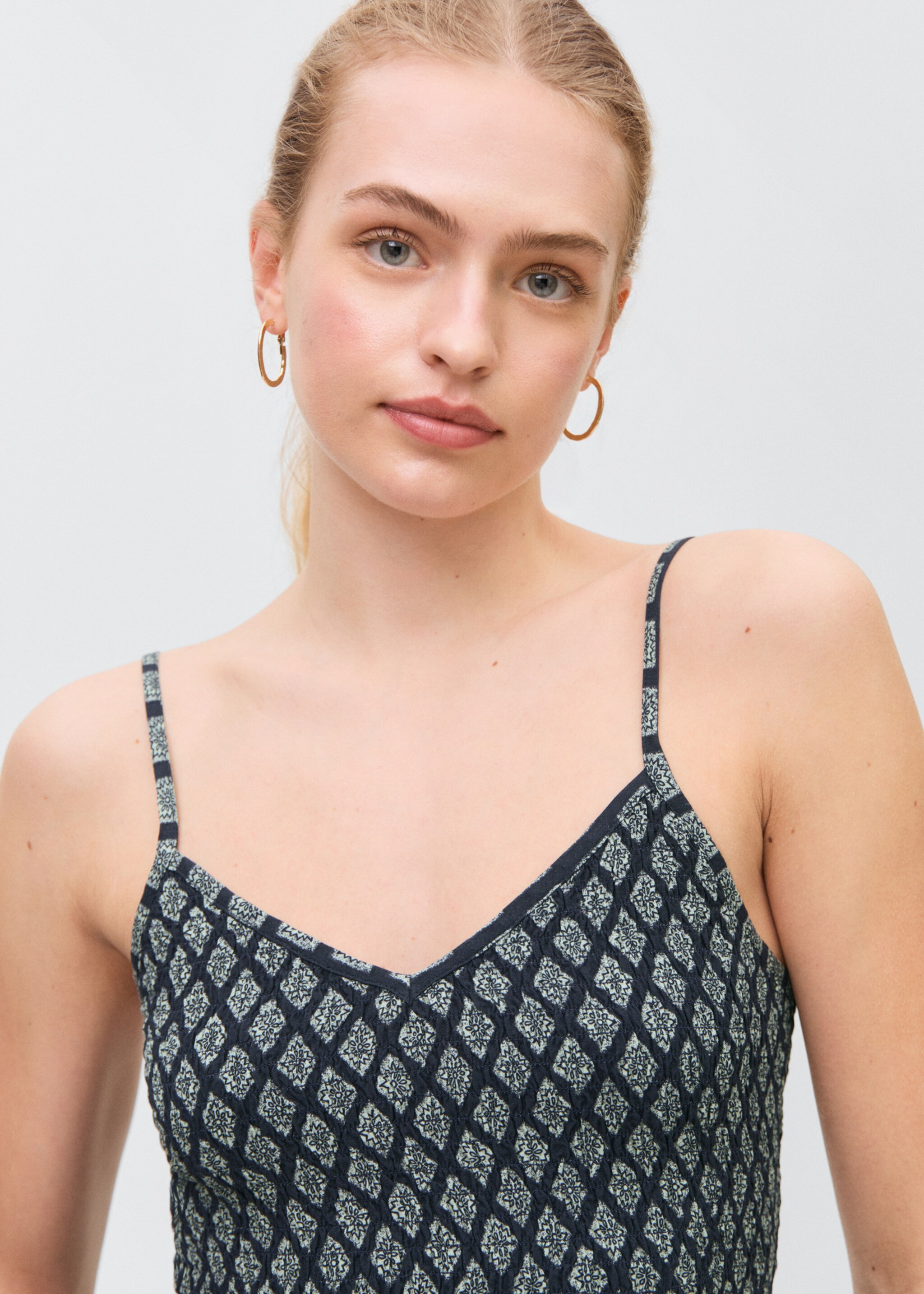 Ruffle printed top - Details of the article 1