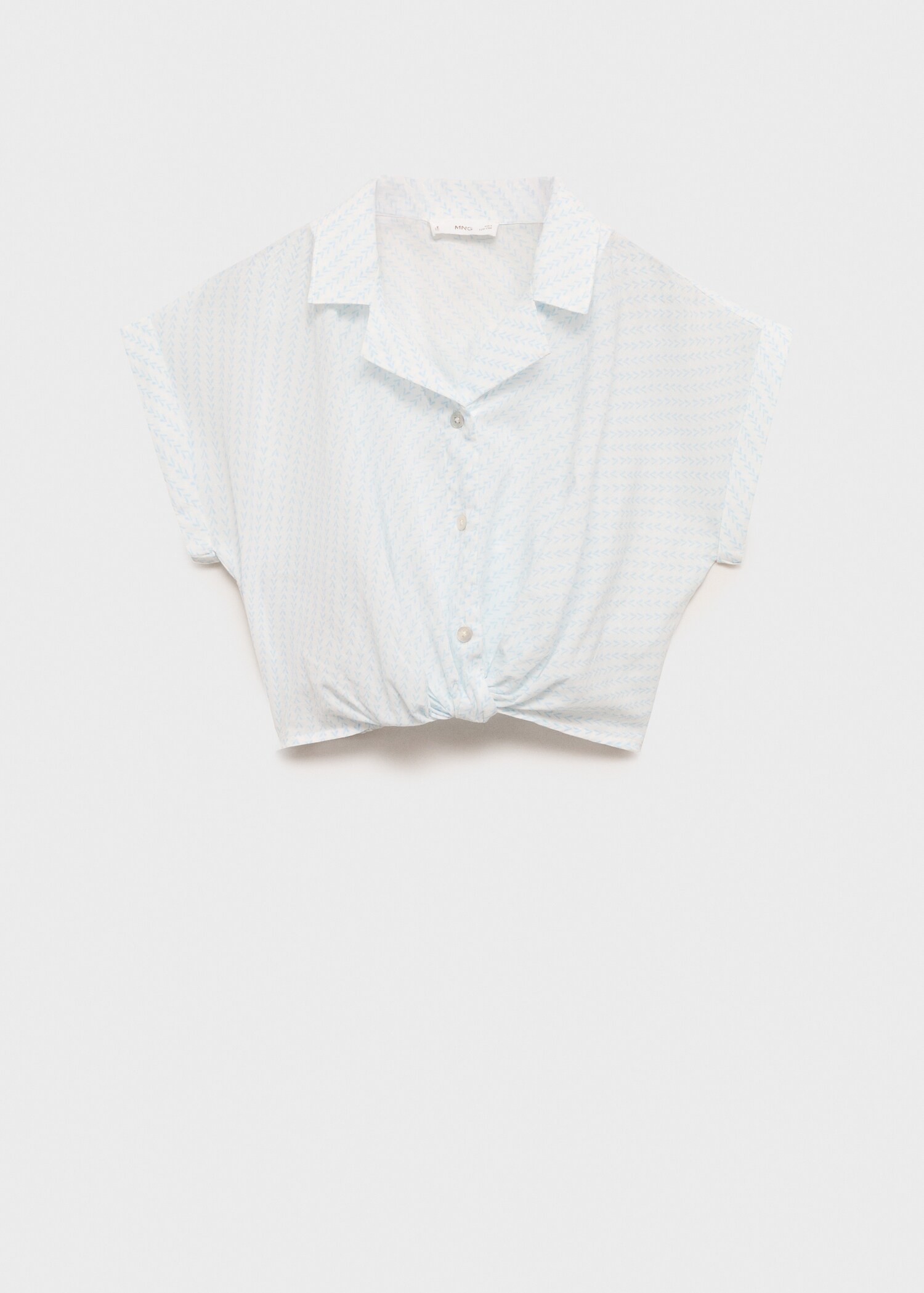 Blusa crop nudo - Artículo sin modelo