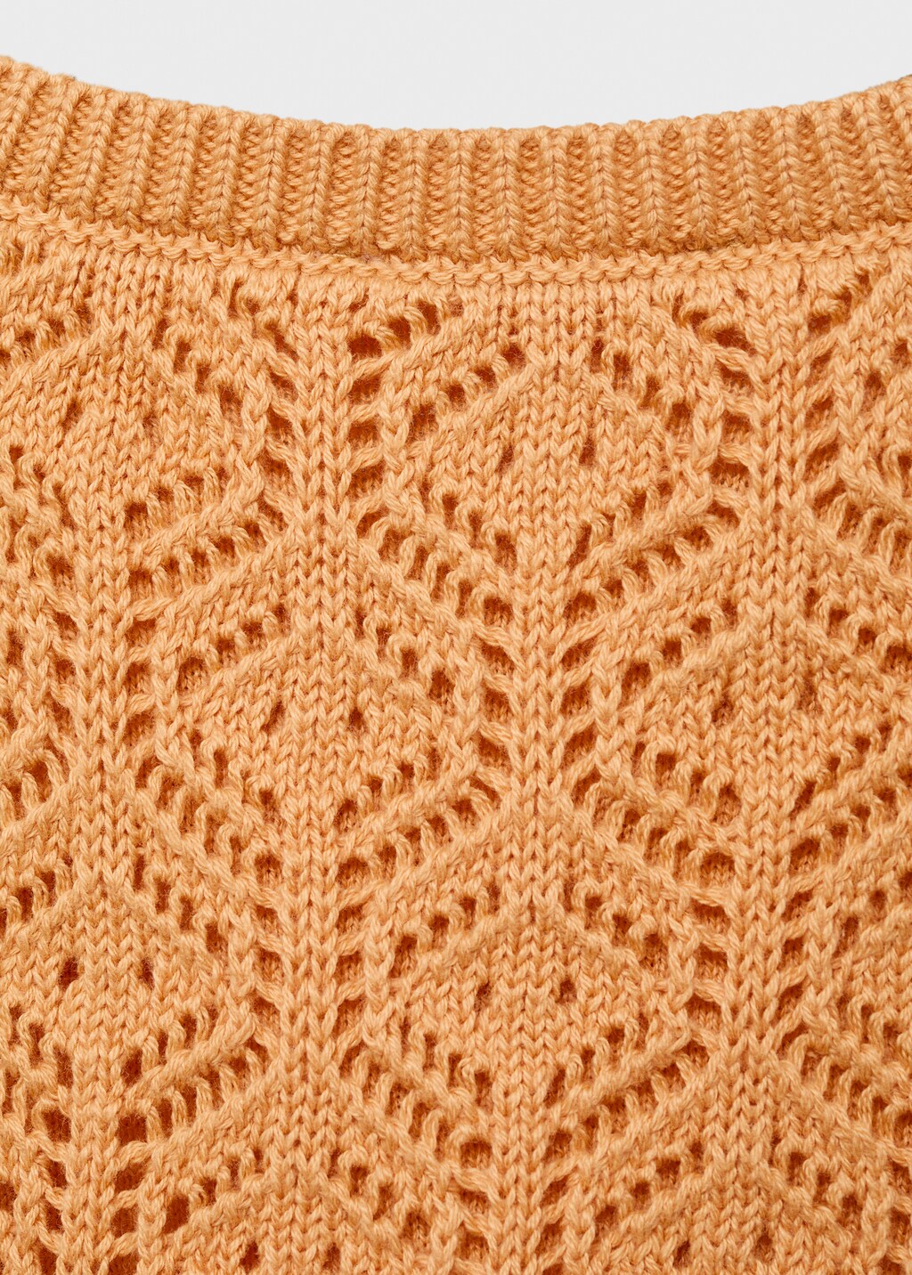 Openwork details knit top - Kids | MANGO USA