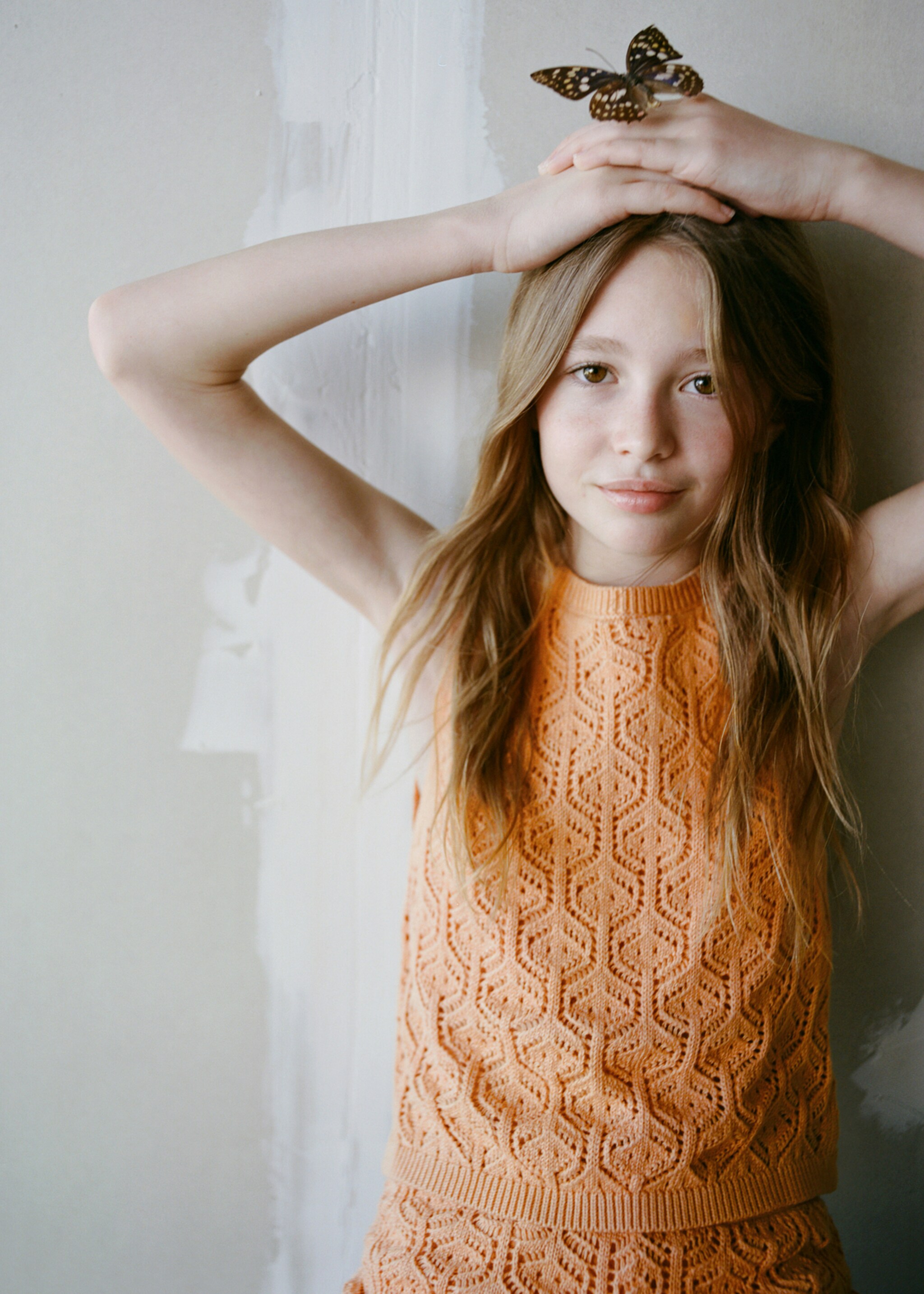 Openwork details knit top - Details of the article 5