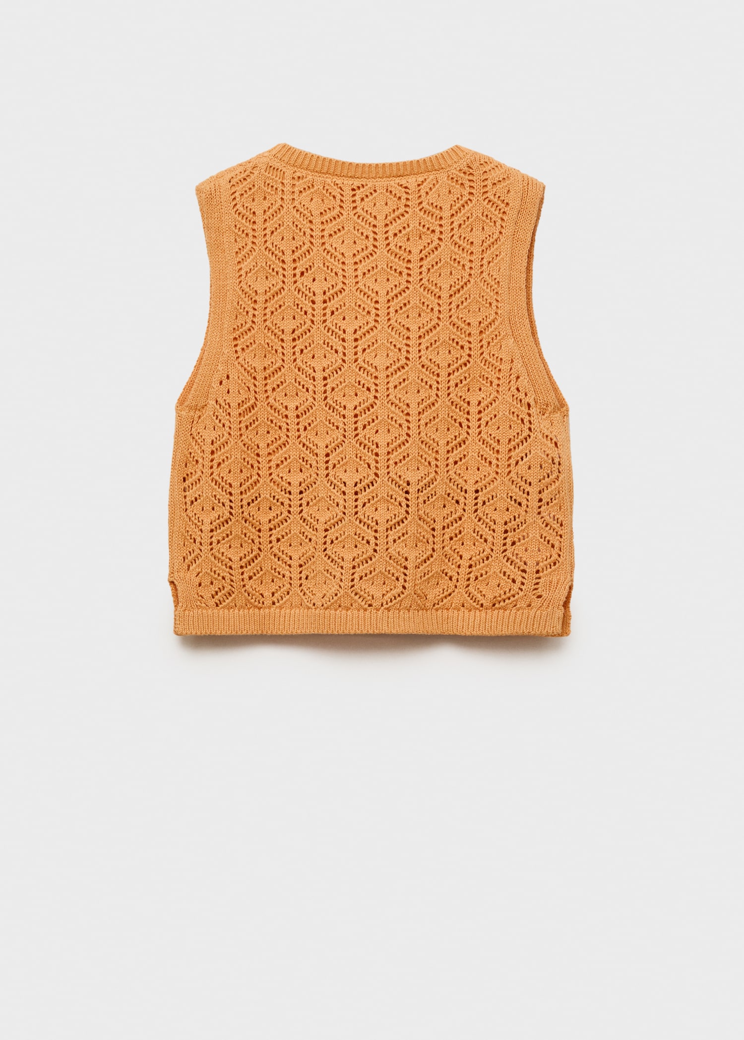 Openwork details knit top - Reverse of the article