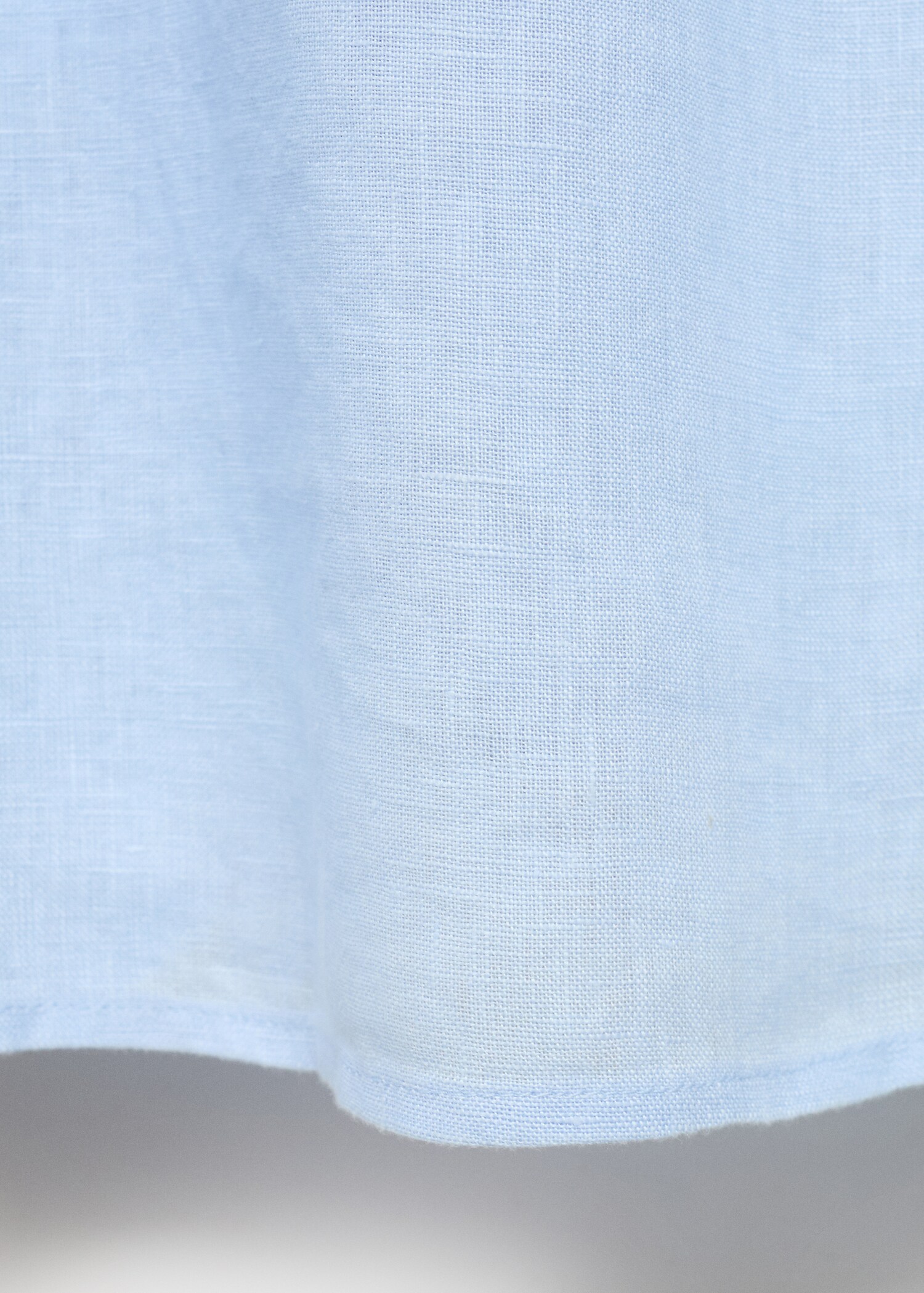 Linen skirt with pleat detail - Details of the article 0