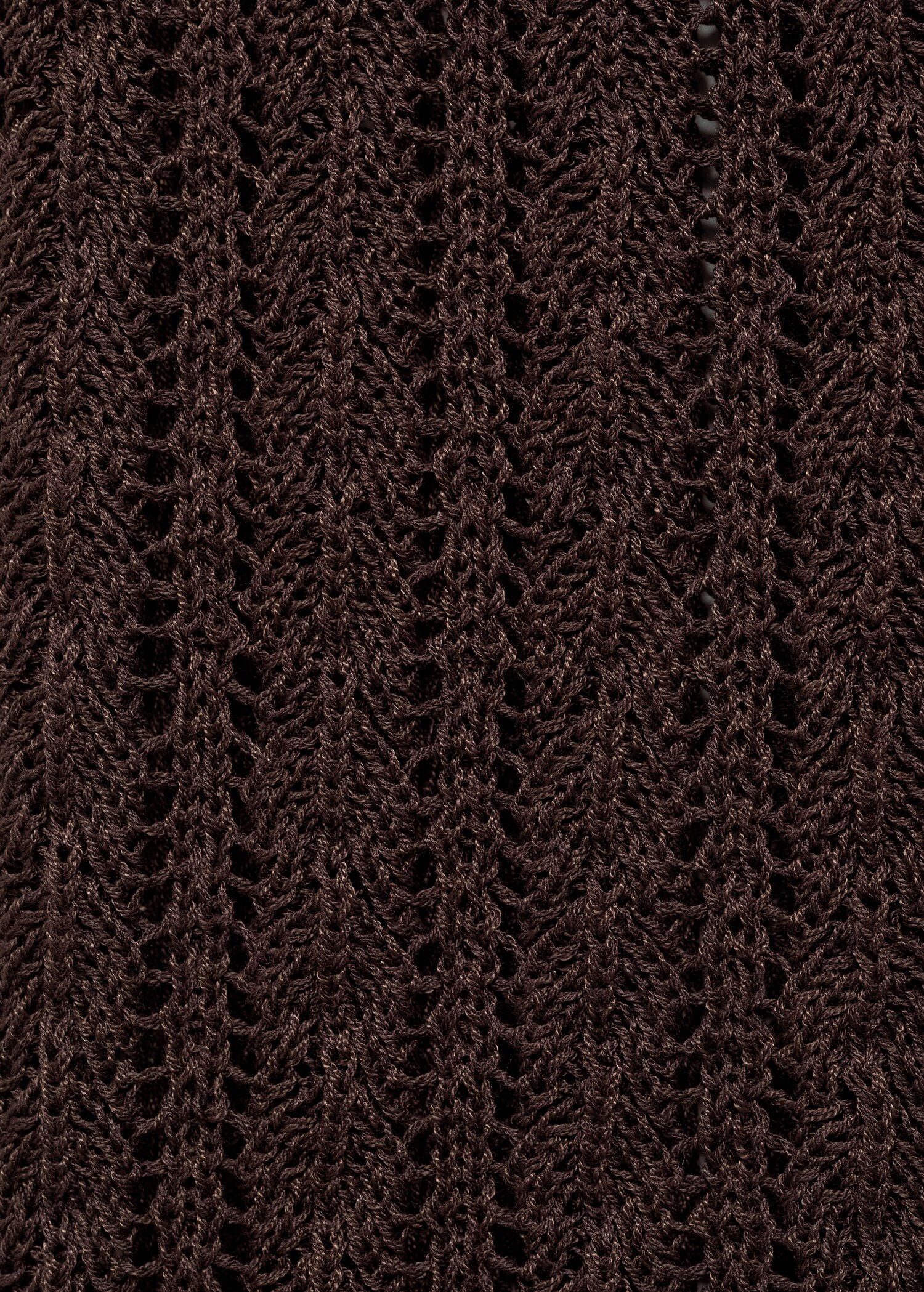 Pointelle-Strickweste mit Schleifenverschluss - Detail des Artikels 0
