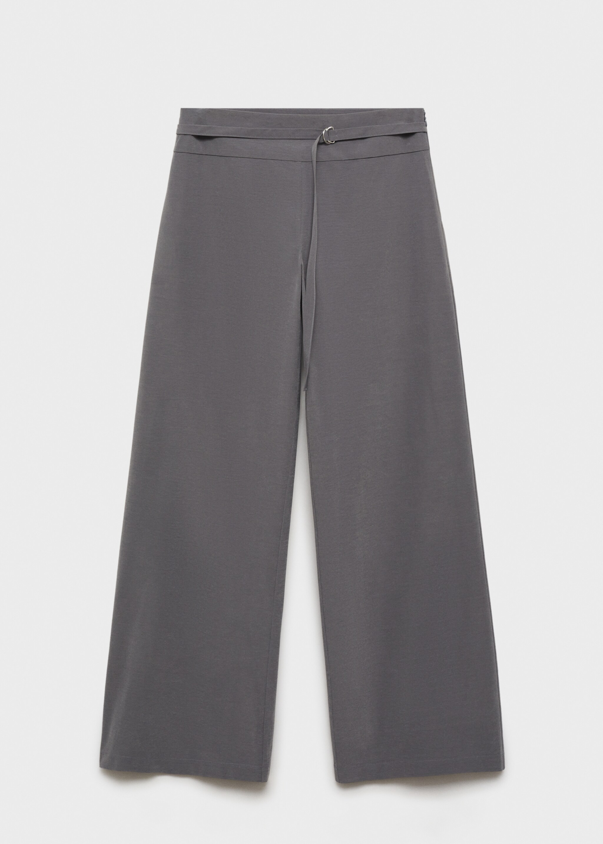 Straight trousers with fine belt - Article without model