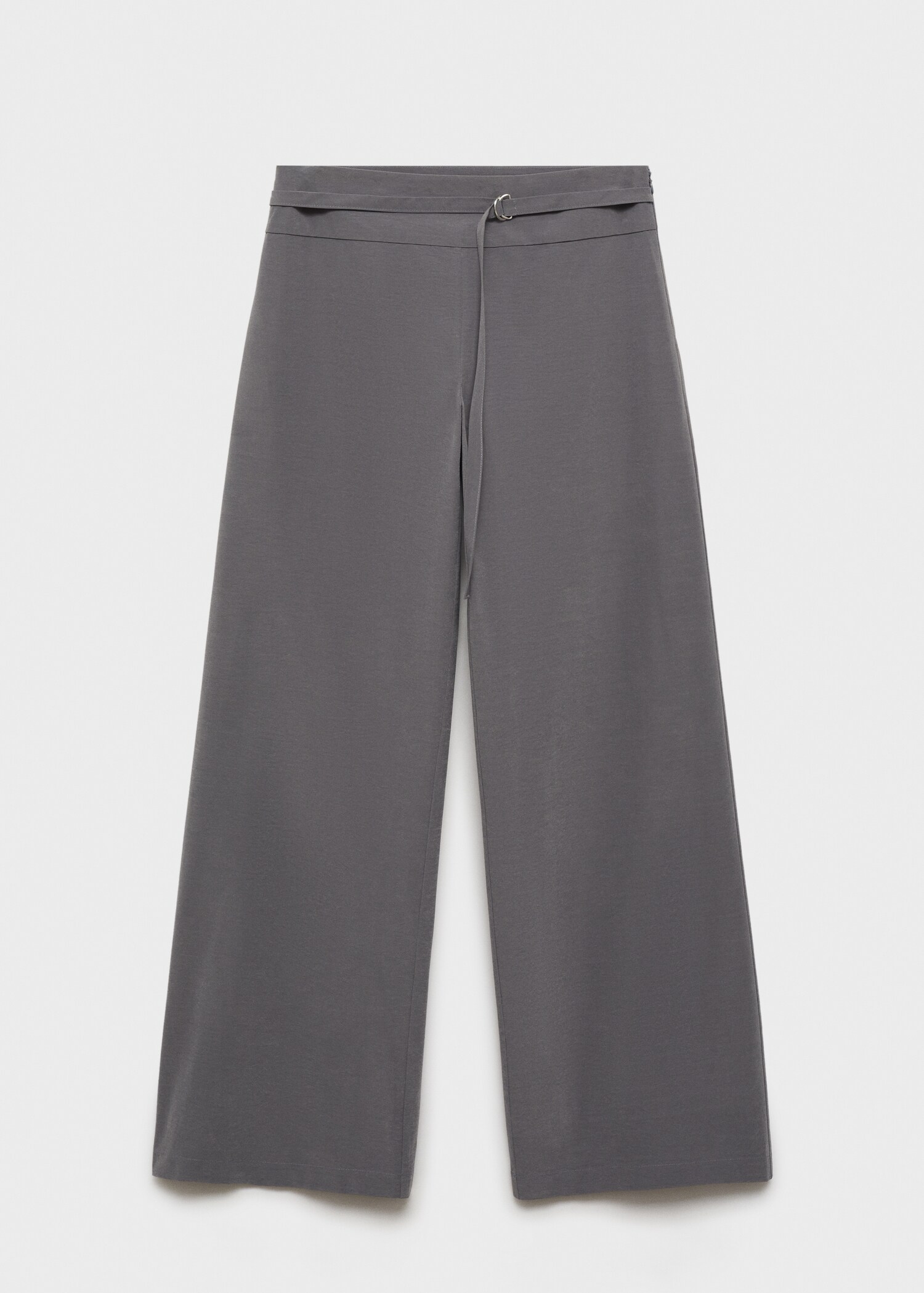 Pantaloni dritti cintura sottile - Articolo senza modello
