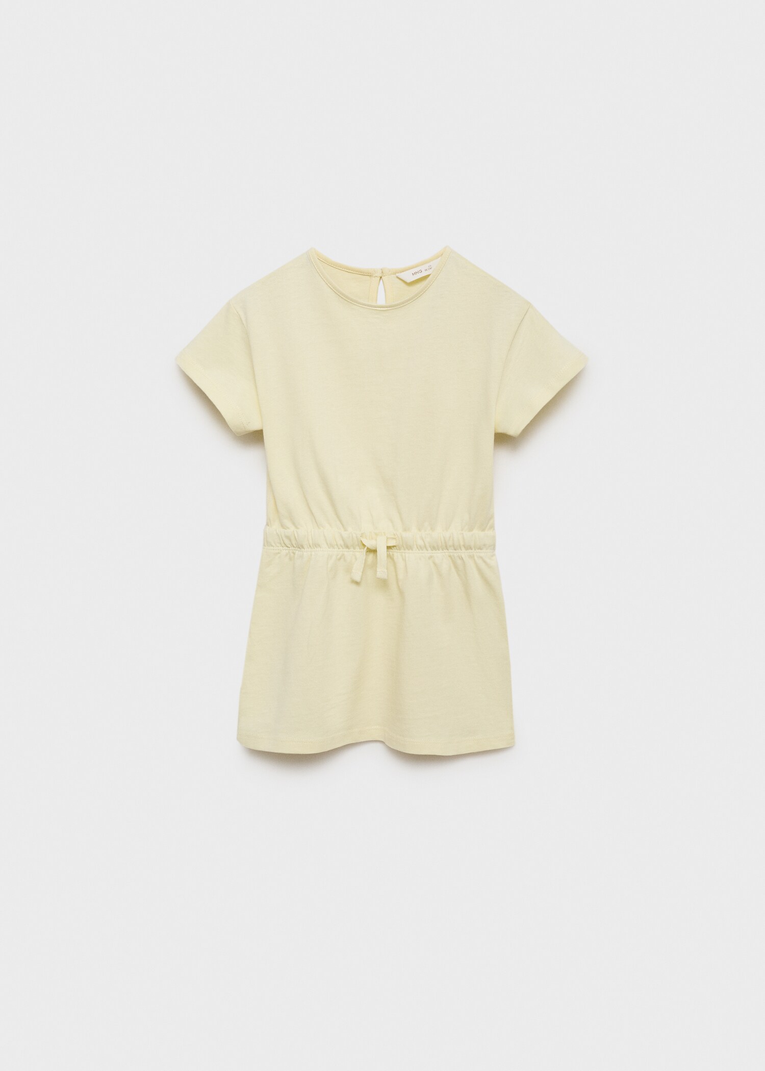 Adjustable drawstring cotton dress - Article without model