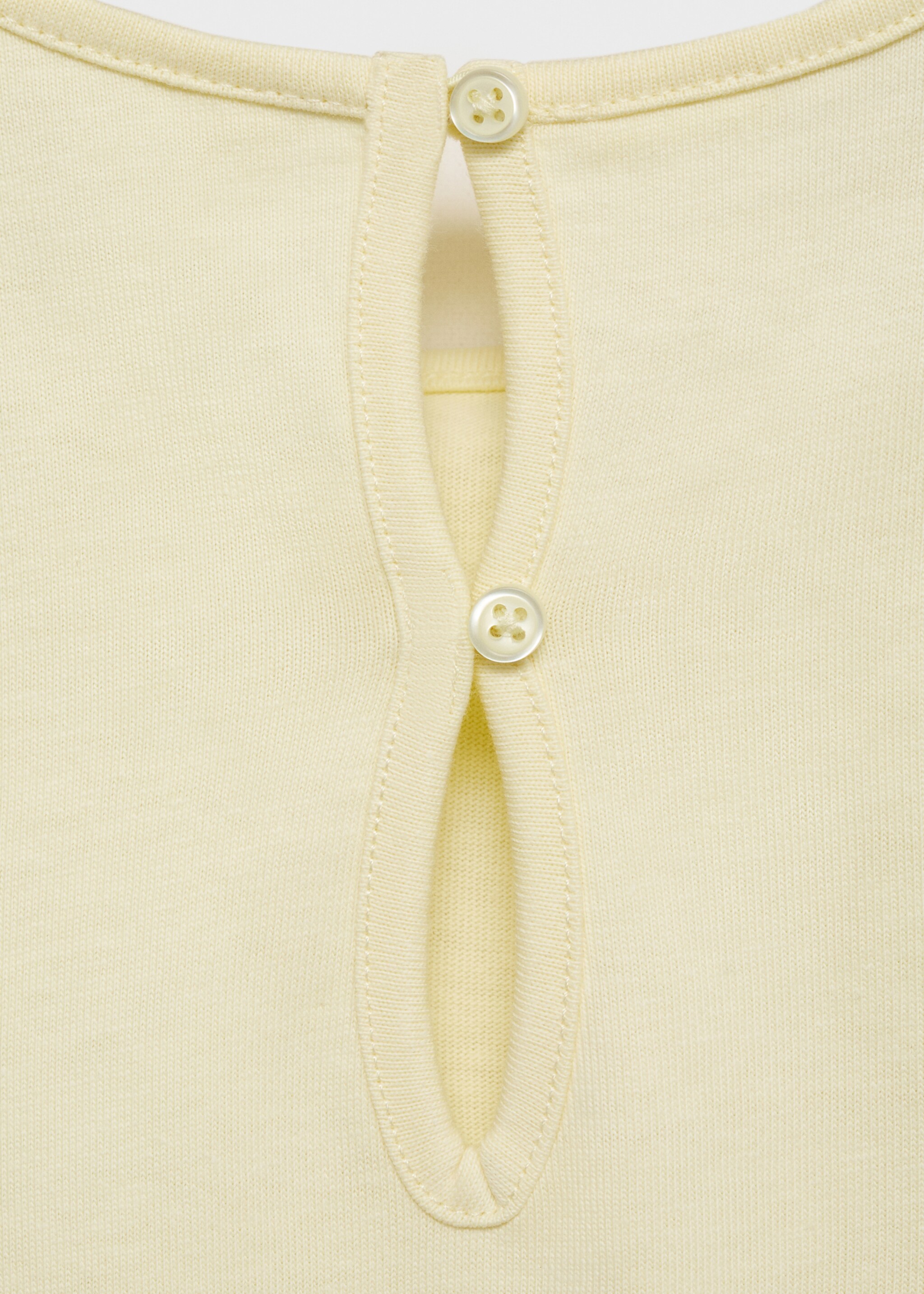 Adjustable drawstring cotton dress - Details of the article 0