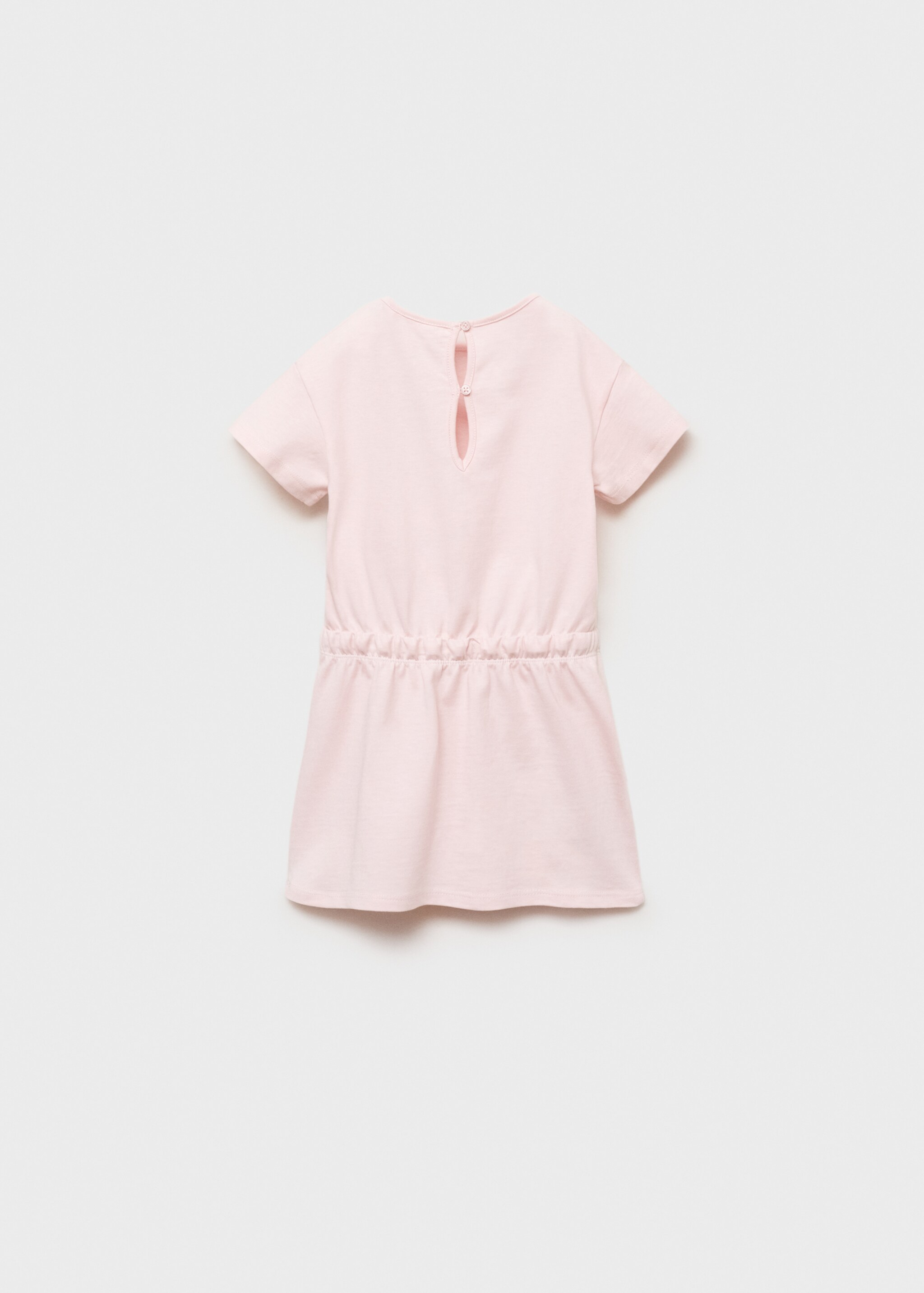Adjustable drawstring cotton dress - Зворотна сторона товару
