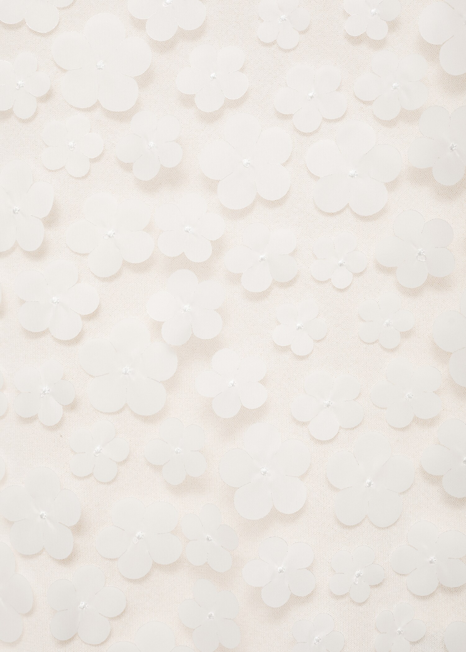 Midi-skirt with embossed flowers - Details of the article 0