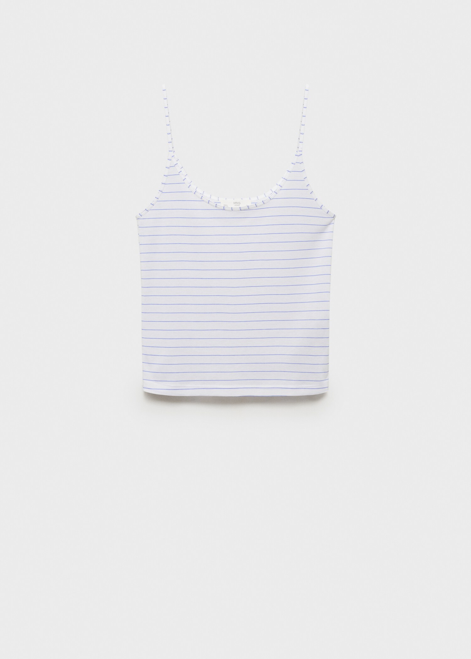 Striped cotton pajama top - Article without model