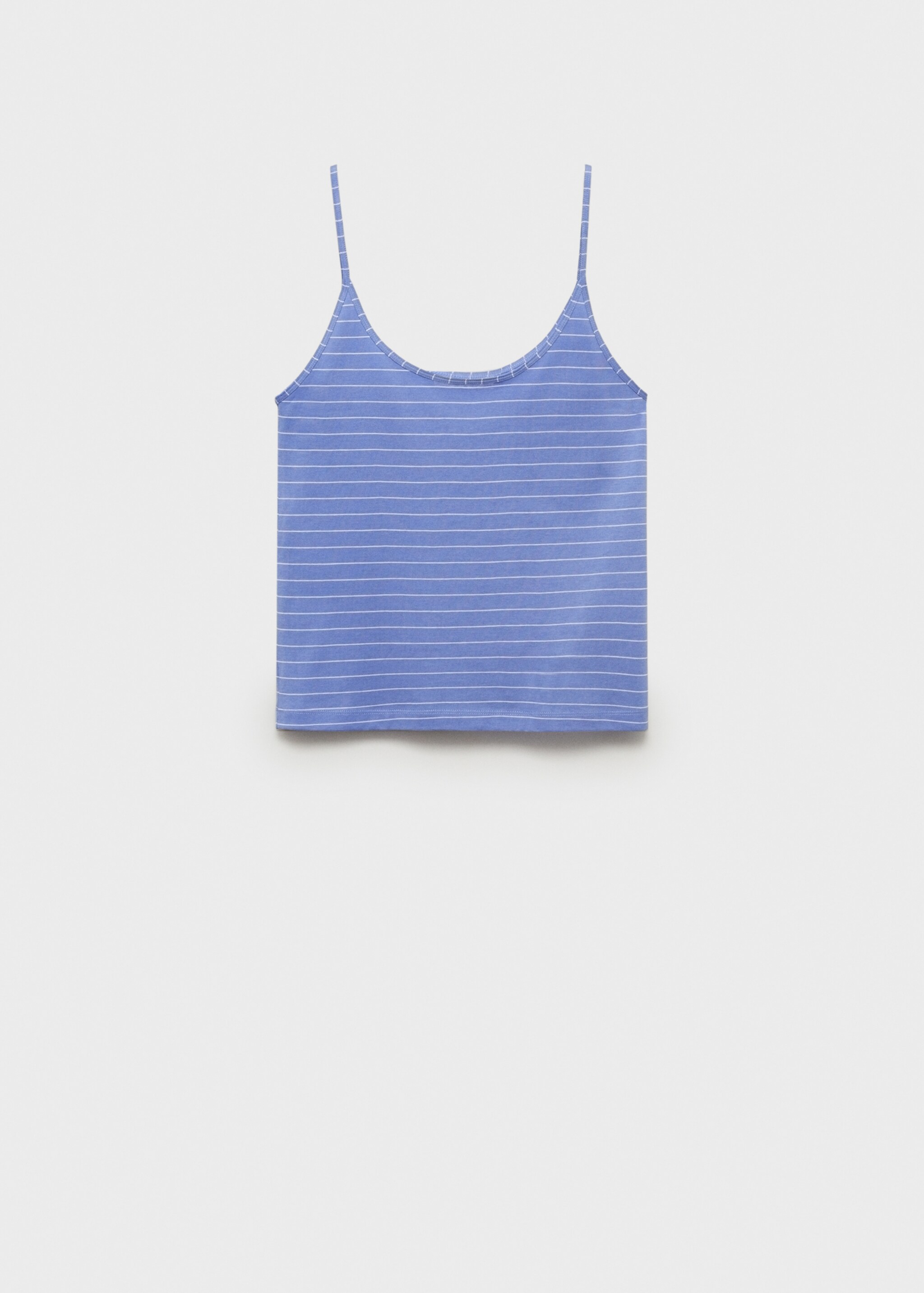 Striped cotton pyjama top - Article without model
