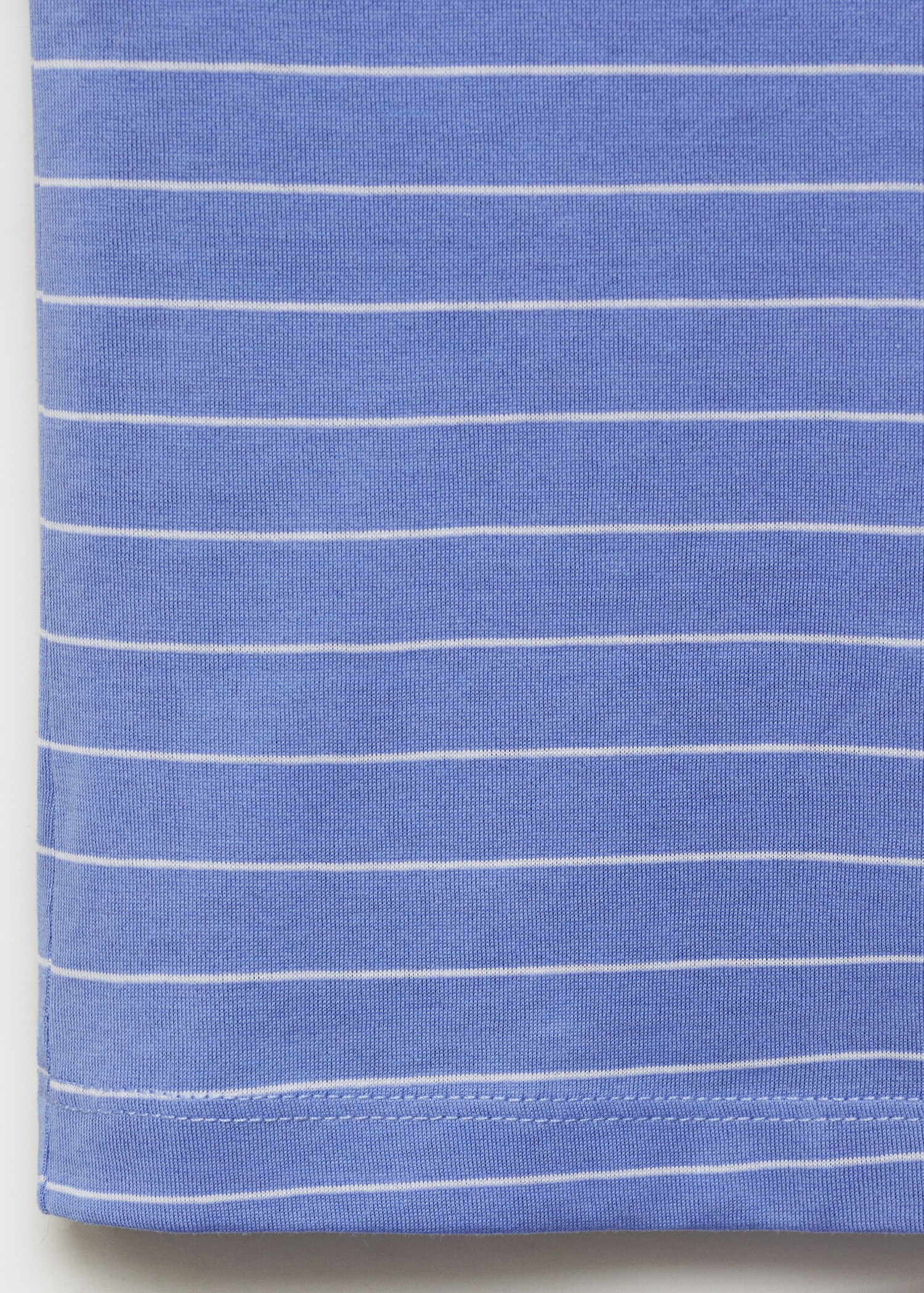 Pyjama-Top aus Baumwolle mit Streifen - Detail des Artikels 0