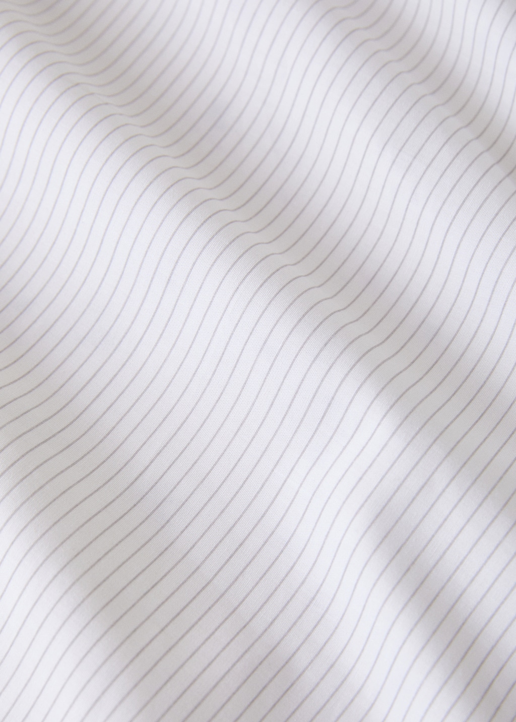 Percale cotton floral and fine-stripe reversible duvet cover for 90 cm bed