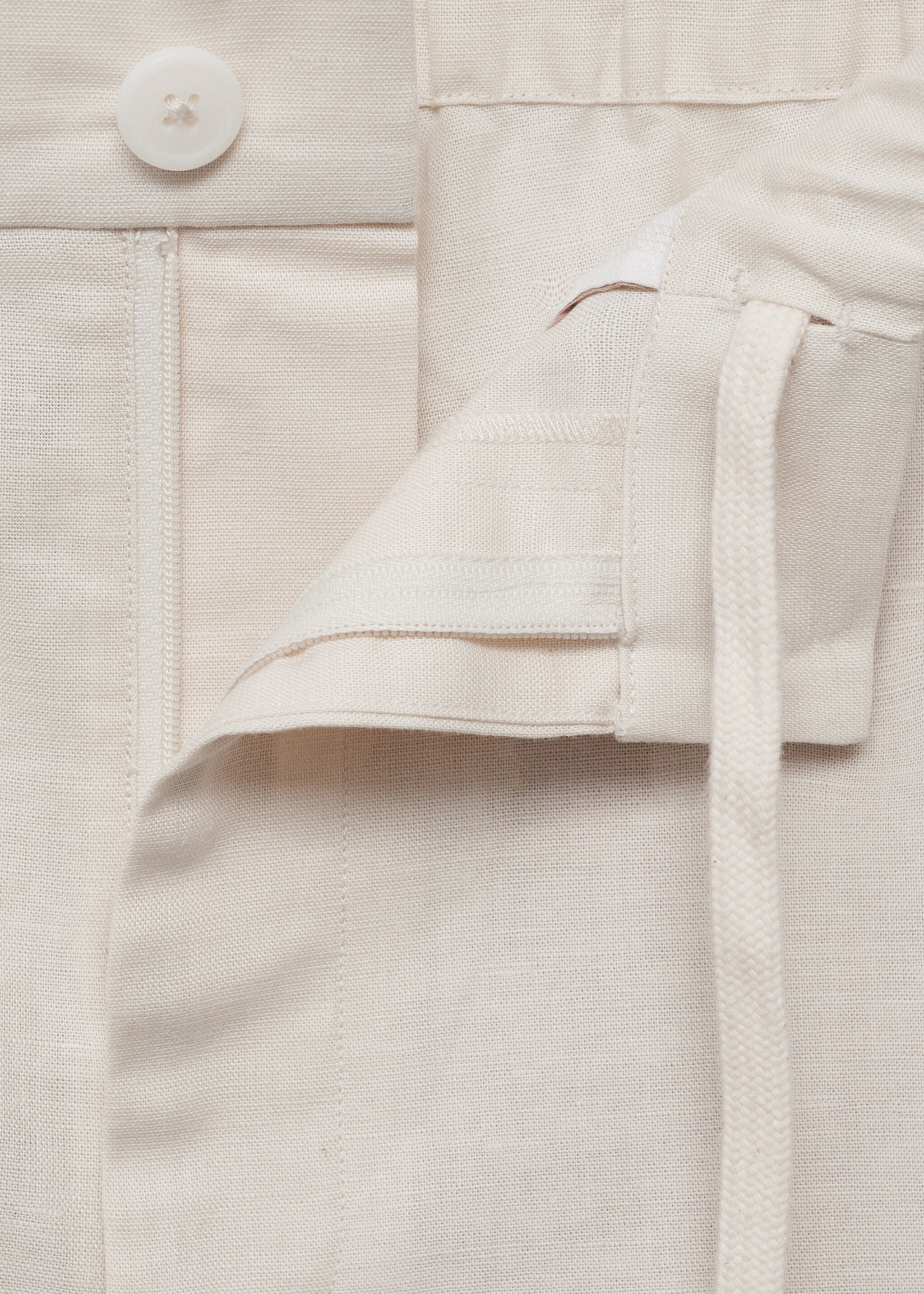 Cotton-linen blend bermuda shorts - Details of the article 8