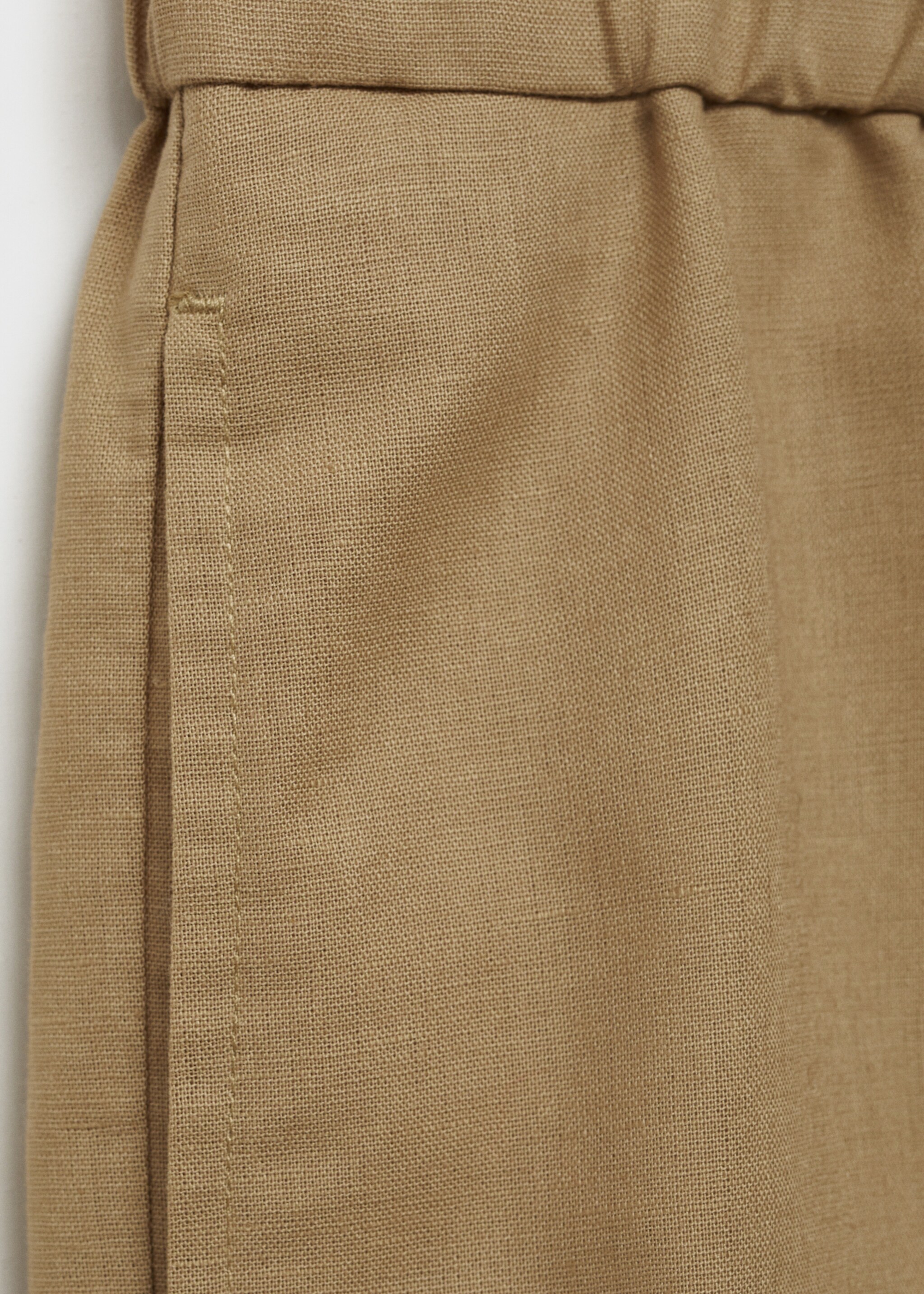 Bermudashorts aus Baumwolle mit Leinen - Detail des Artikels 0