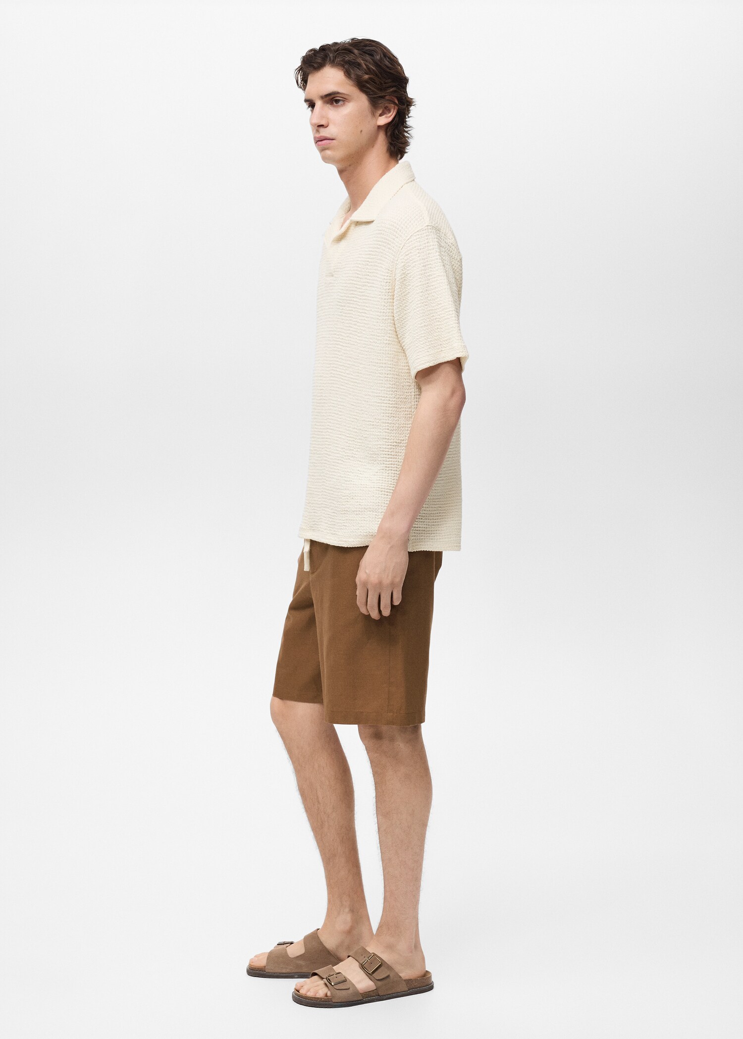 Bermudas en mélange coton lin - Détail de l'article 2