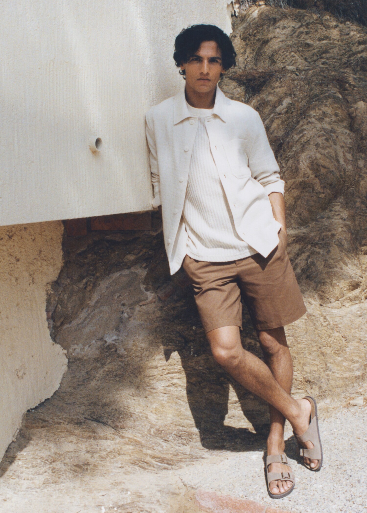 Bermudas en mélange coton lin - Détail de l'article 5