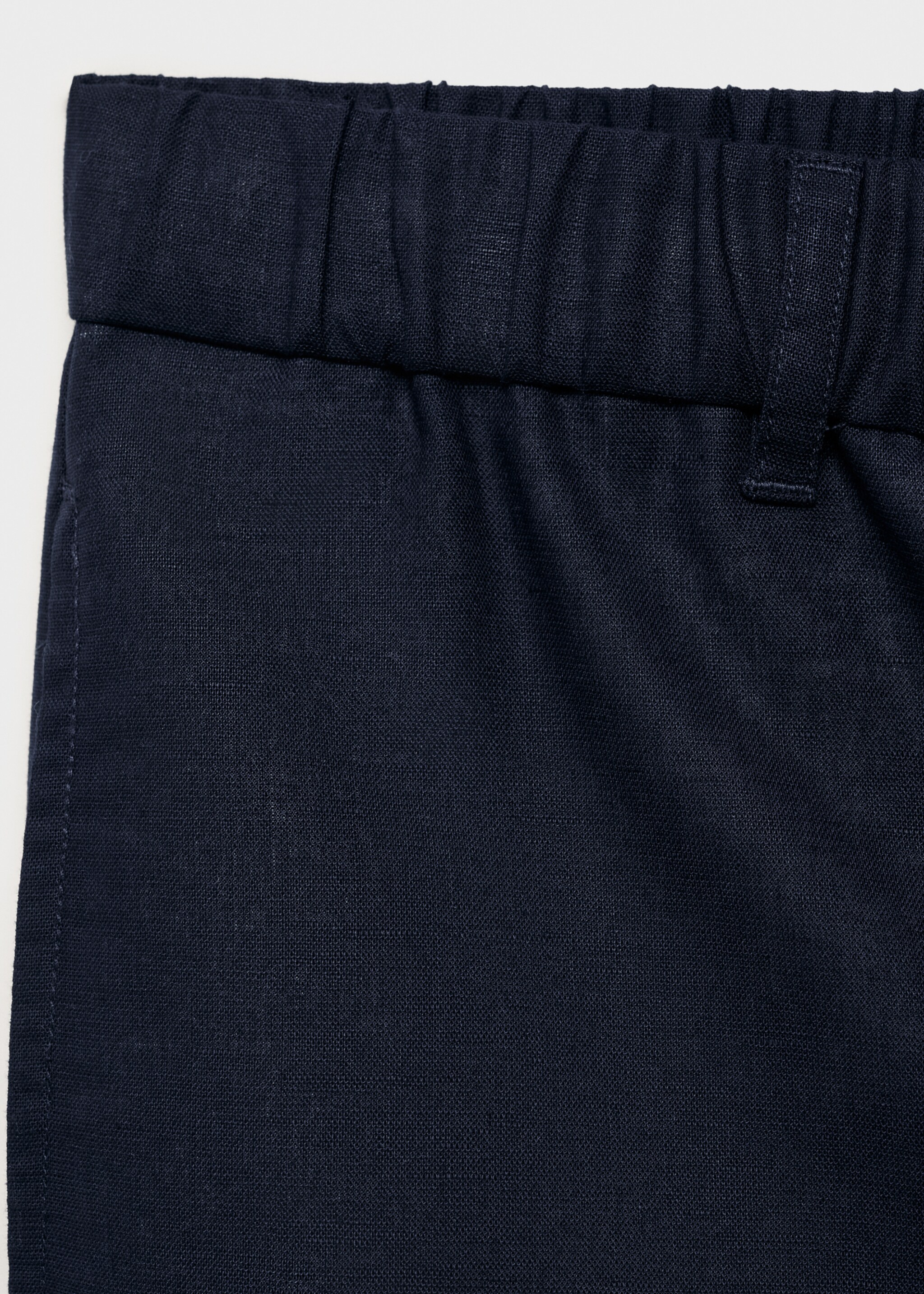 Cotton-linen blend bermuda shorts - Details of the article 8