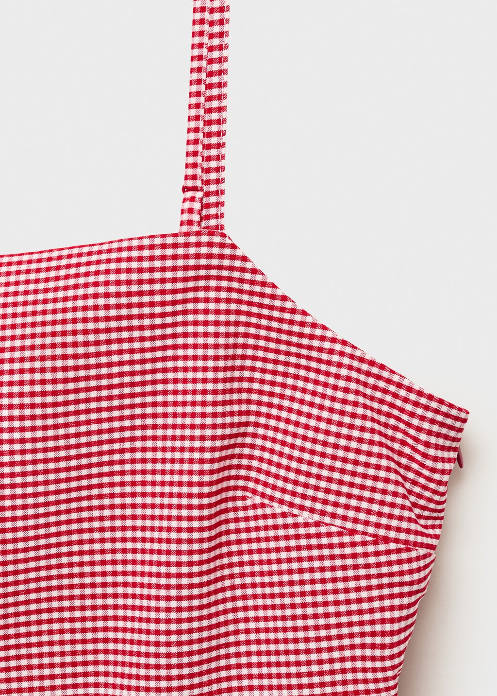 レビュー高評価アイテム特集｜ファッション通販 ruffle with top Gingham-check - USA MANGO | Women トップス