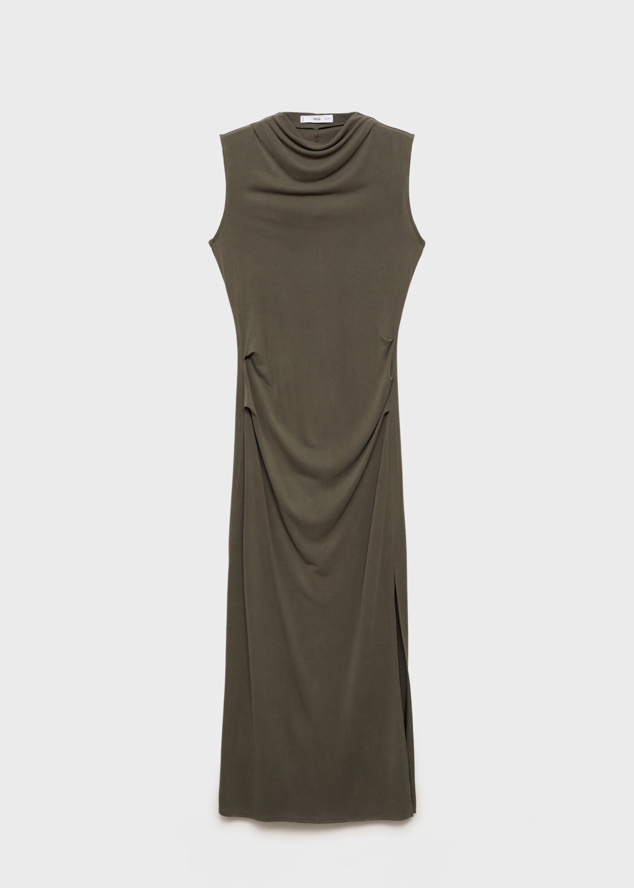 Vestido modal cuello drapeado - Artículo sin modelo