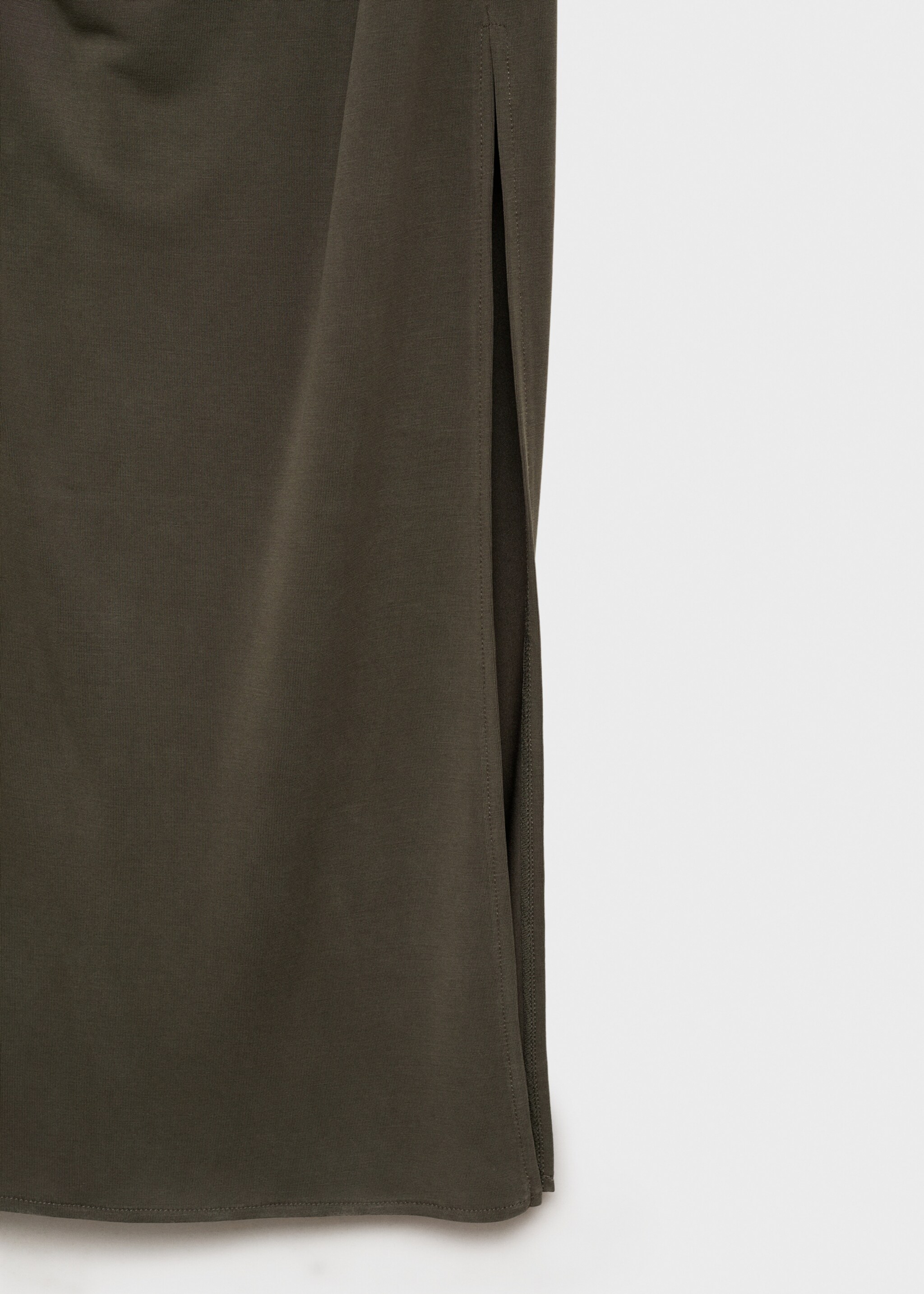 Vestido modal cuello drapeado - Detalle del artículo 0