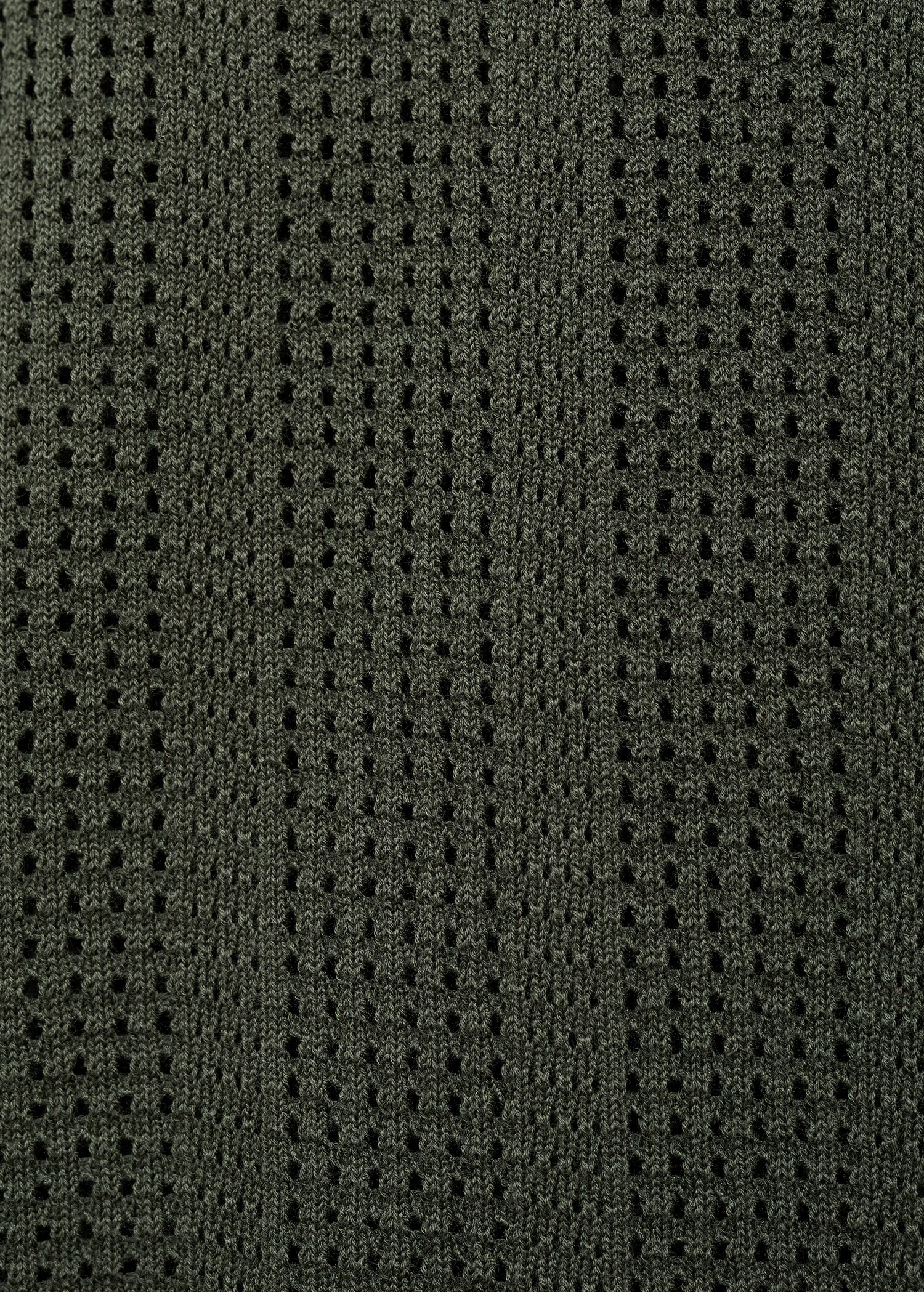 Chemise maille ajourée et structurée rayures - Détail de l'article 0