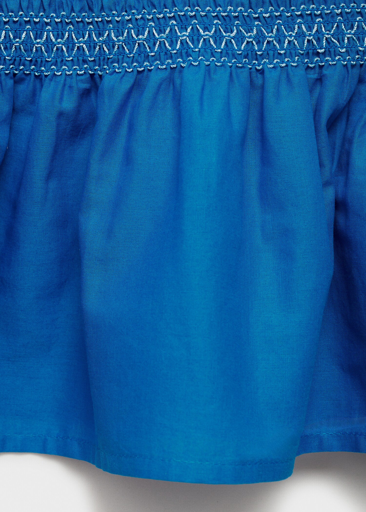 Embroidered flounce dress - Details of the article 0