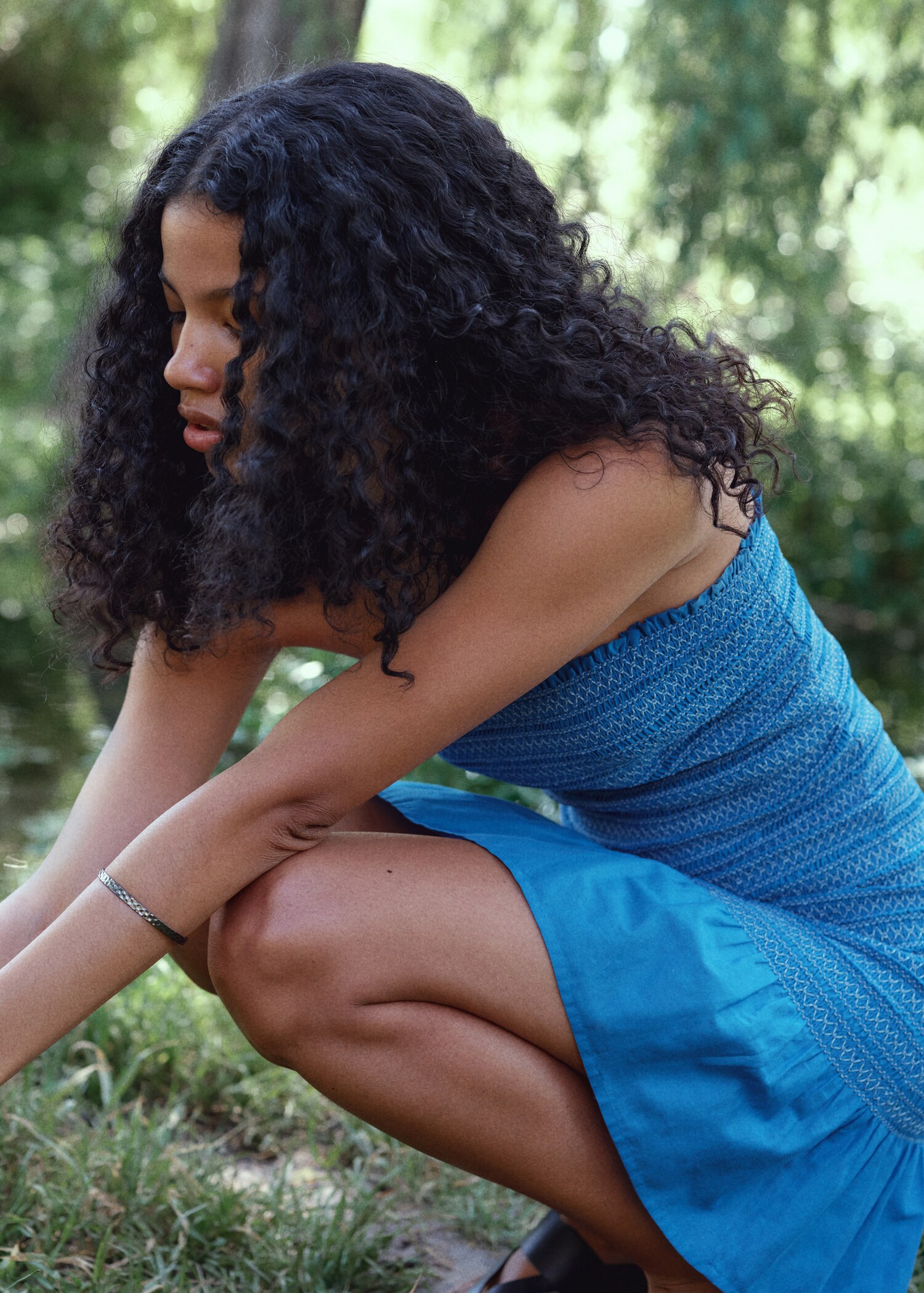 Embroidered flounce dress - Details of the article 6