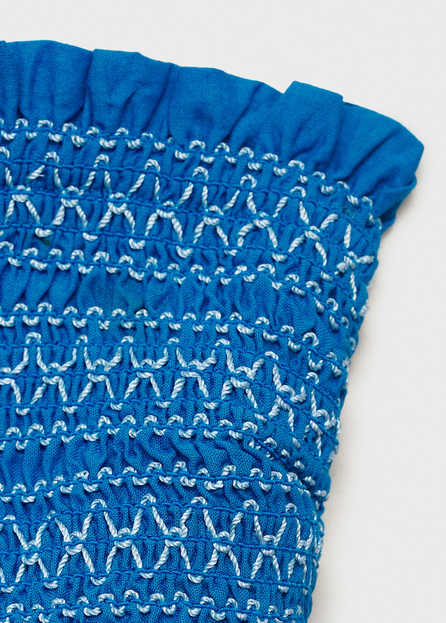 Embroidered flounce dress - Details of the article 8