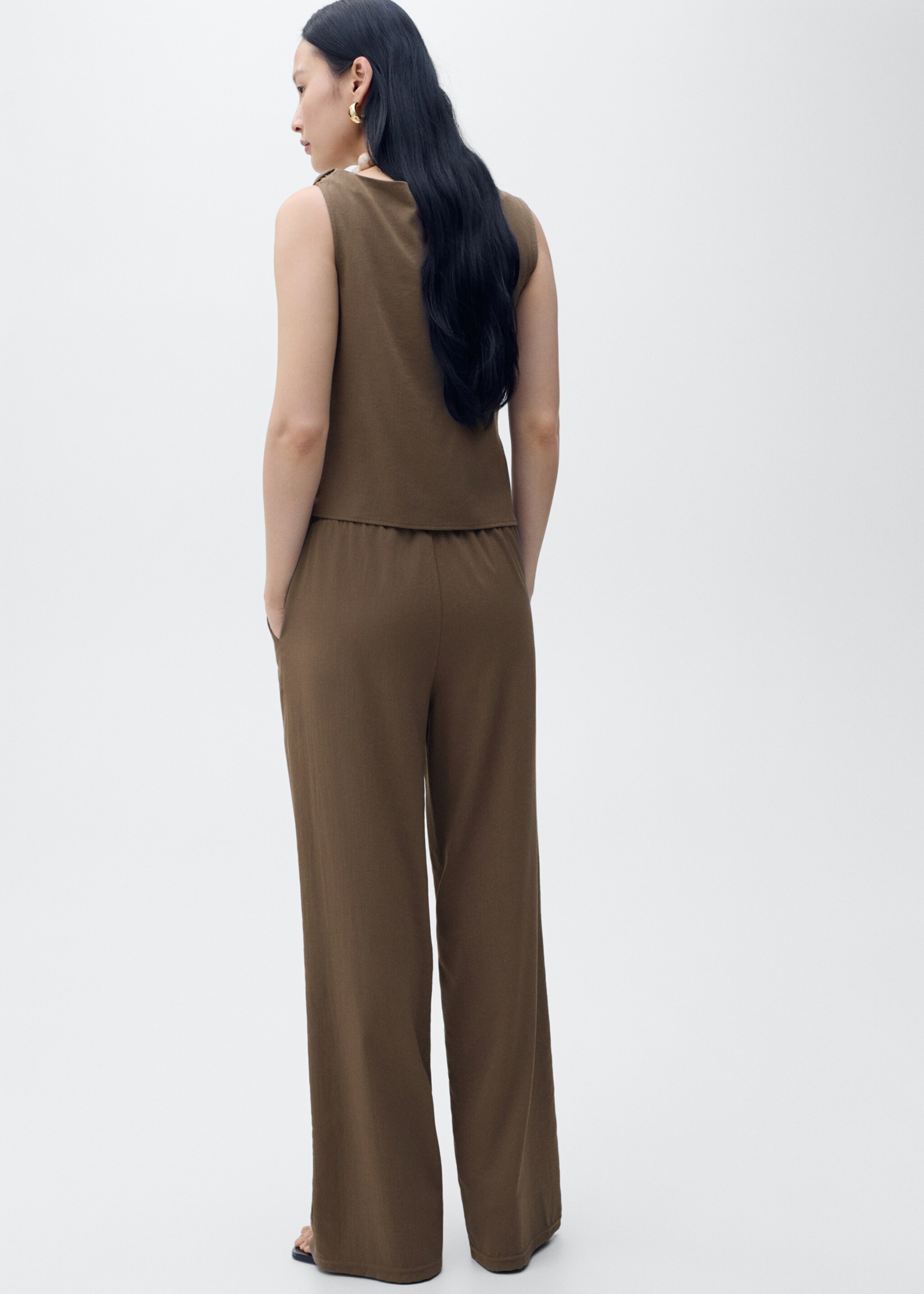 Pantalon droit nœud - Verso de l’article