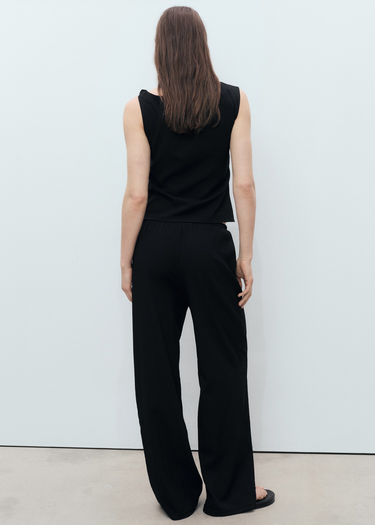 Pantalon droit nœud - Verso de l’article